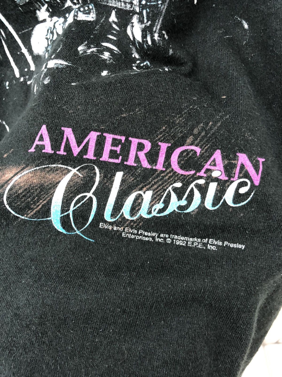 Band Tees × Fruit Of The Loom Vintage 90s Elvis Presley single stich tees Size US L / EU 52-54 / 3 - 5 Thumbnail
