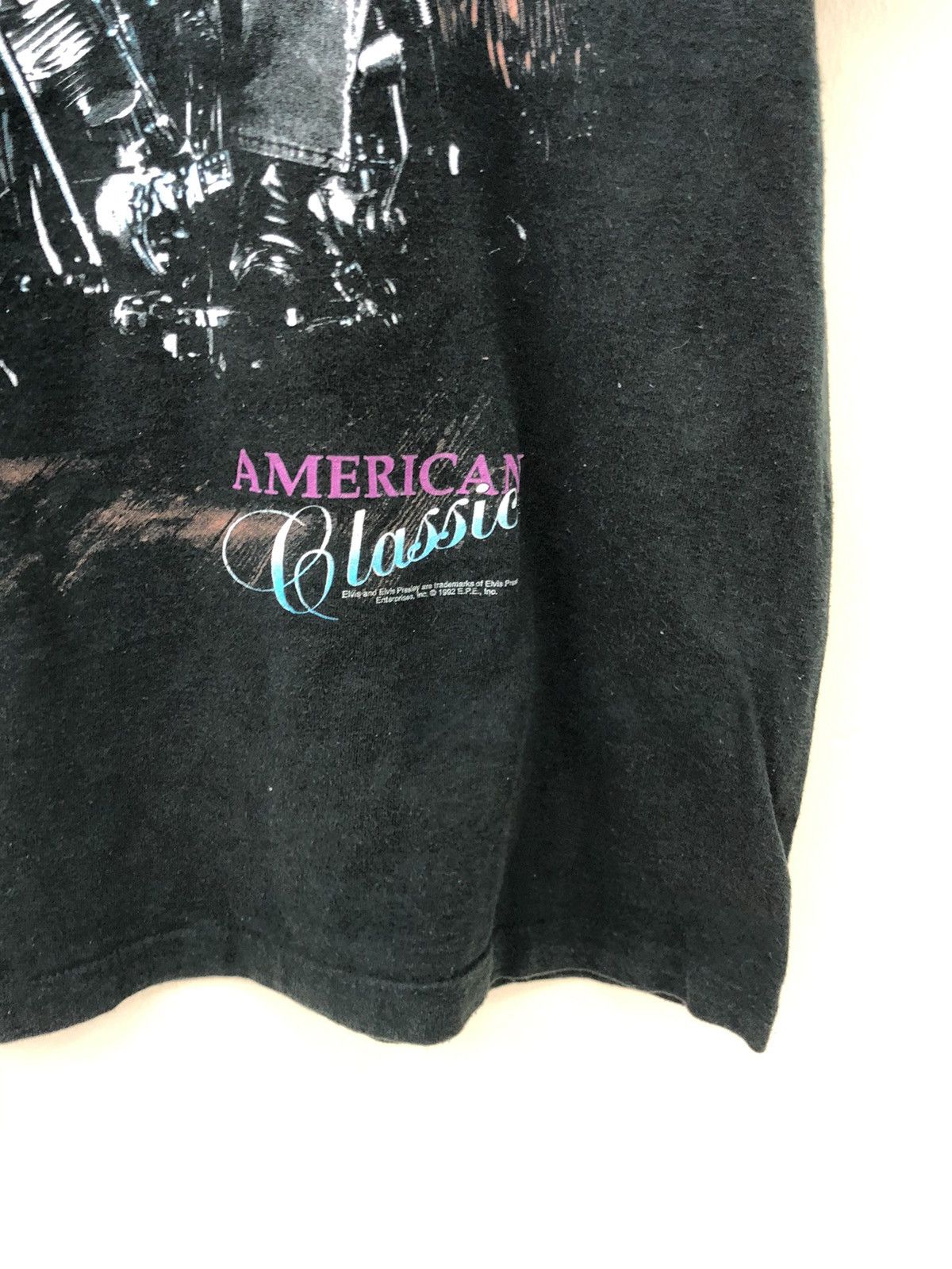 Band Tees × Fruit Of The Loom Vintage 90s Elvis Presley single stich tees Size US L / EU 52-54 / 3 - 7 Thumbnail