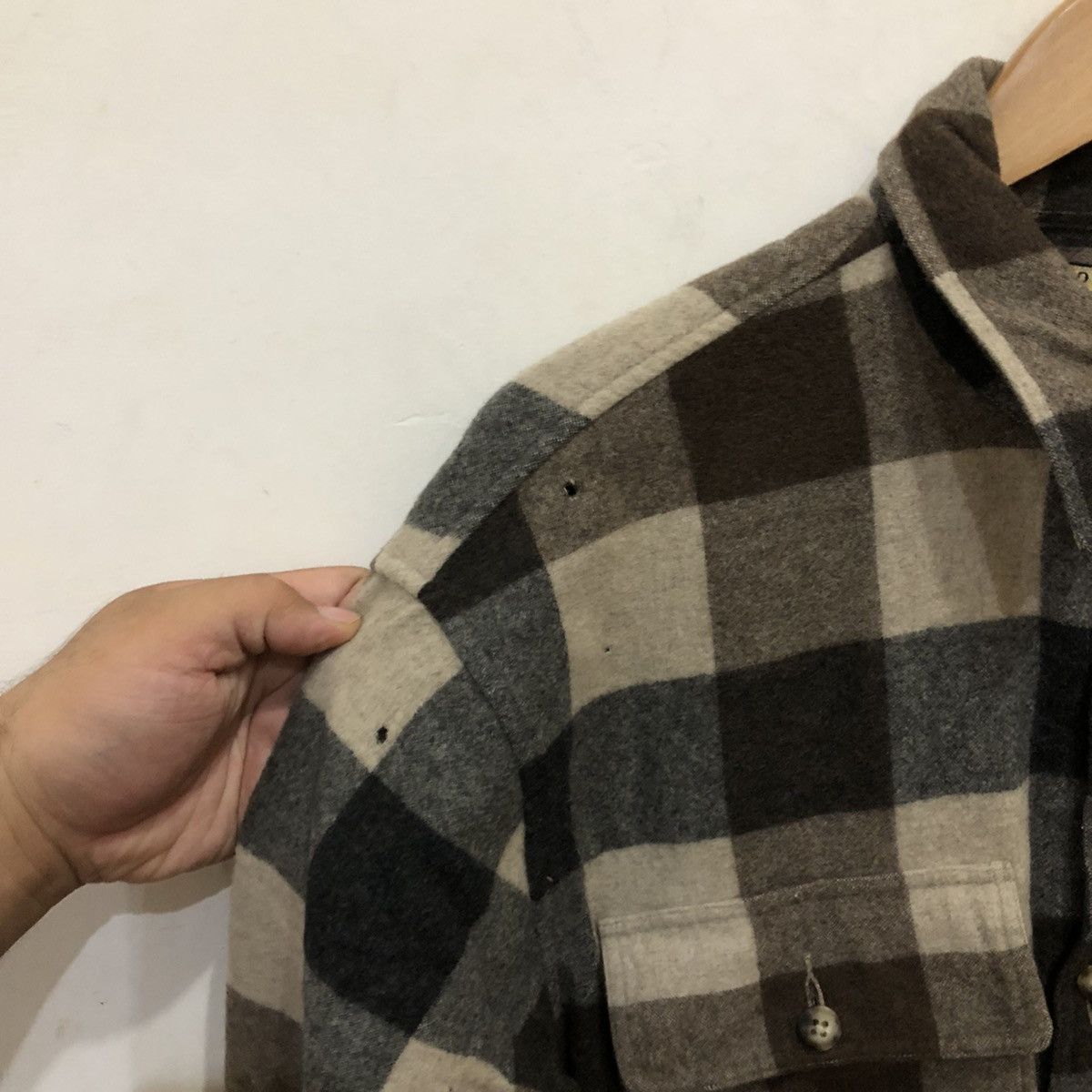 Flannel Joseph Abboud Flannel Tartan Design Shirt Button Ups Size US L / EU 52-54 / 3 - 4 Thumbnail
