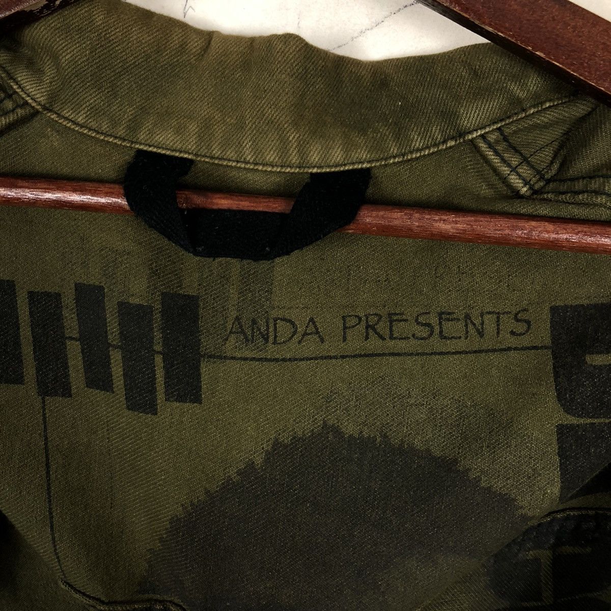 Japanese Brand BLACK ANDA MILITARY COLLECTION SHIRT BUTTON UPS BIG LOGO Size US M / EU 48-50 / 2 - 10 Thumbnail