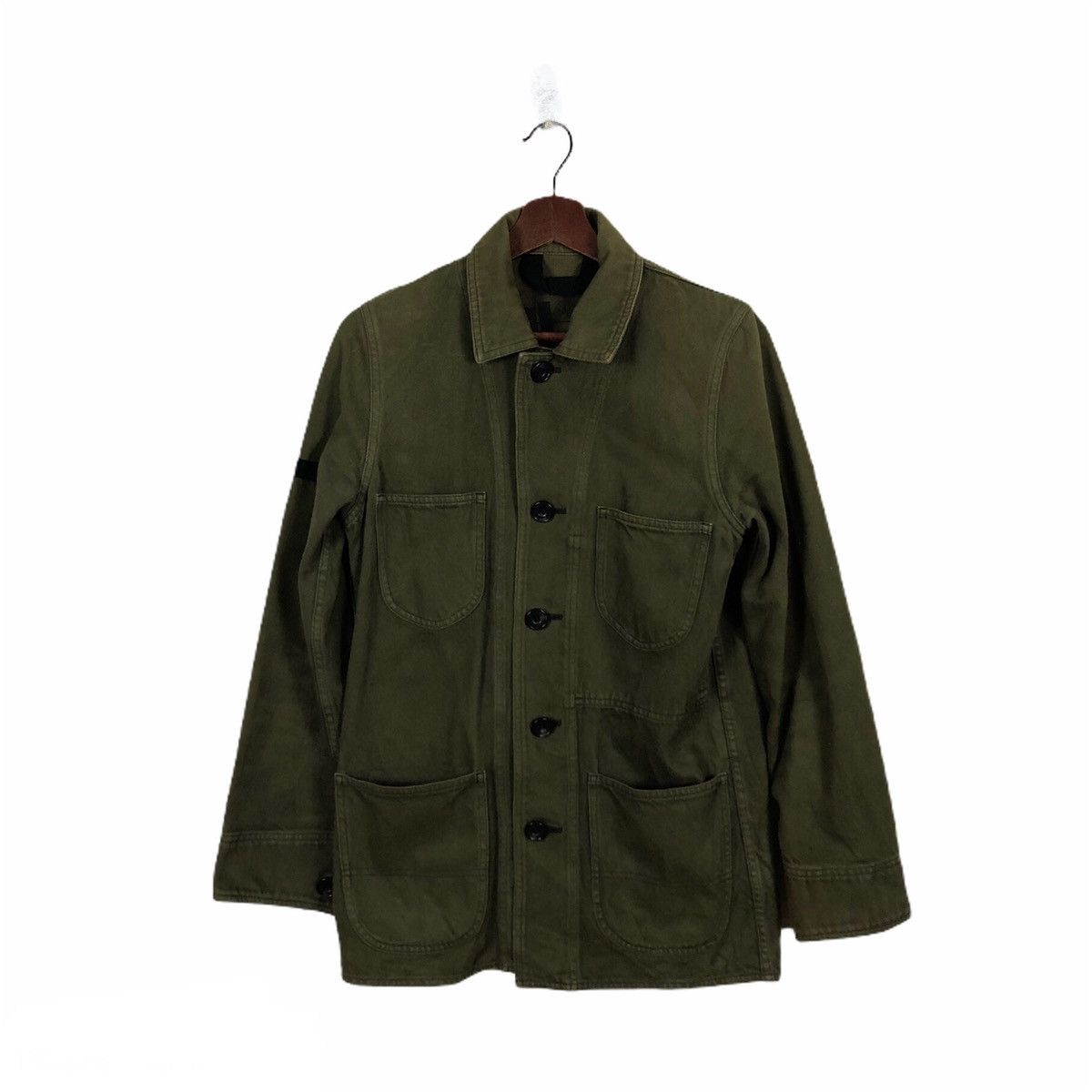 Japanese Brand BLACK ANDA MILITARY COLLECTION SHIRT BUTTON UPS BIG LOGO Size US M / EU 48-50 / 2 - 2 Thumbnail