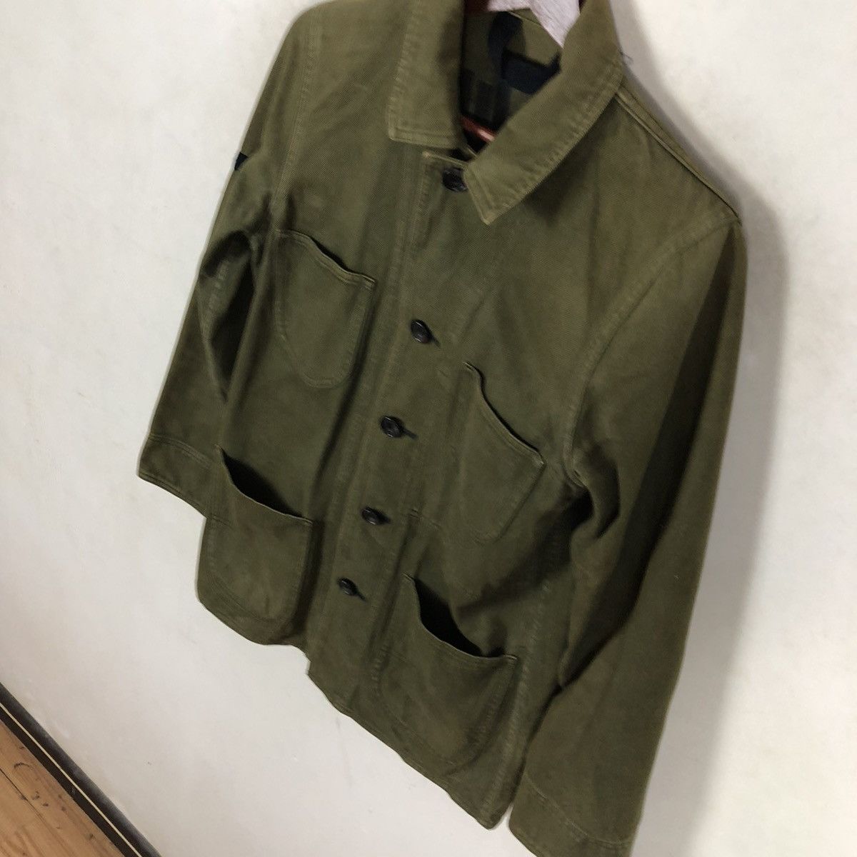 Japanese Brand BLACK ANDA MILITARY COLLECTION SHIRT BUTTON UPS BIG LOGO Size US M / EU 48-50 / 2 - 4 Thumbnail