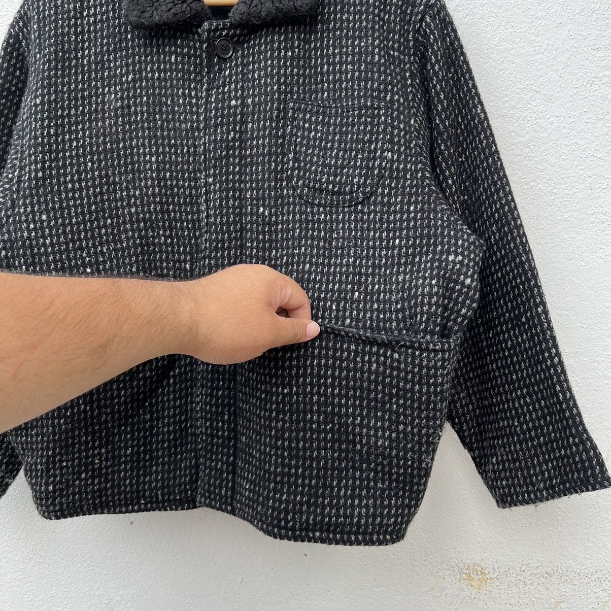 Japanese Brand WOOL JACKET STRIPED GERAMODA FIRENZE Size US L / EU 52-54 / 3 - 5 Thumbnail