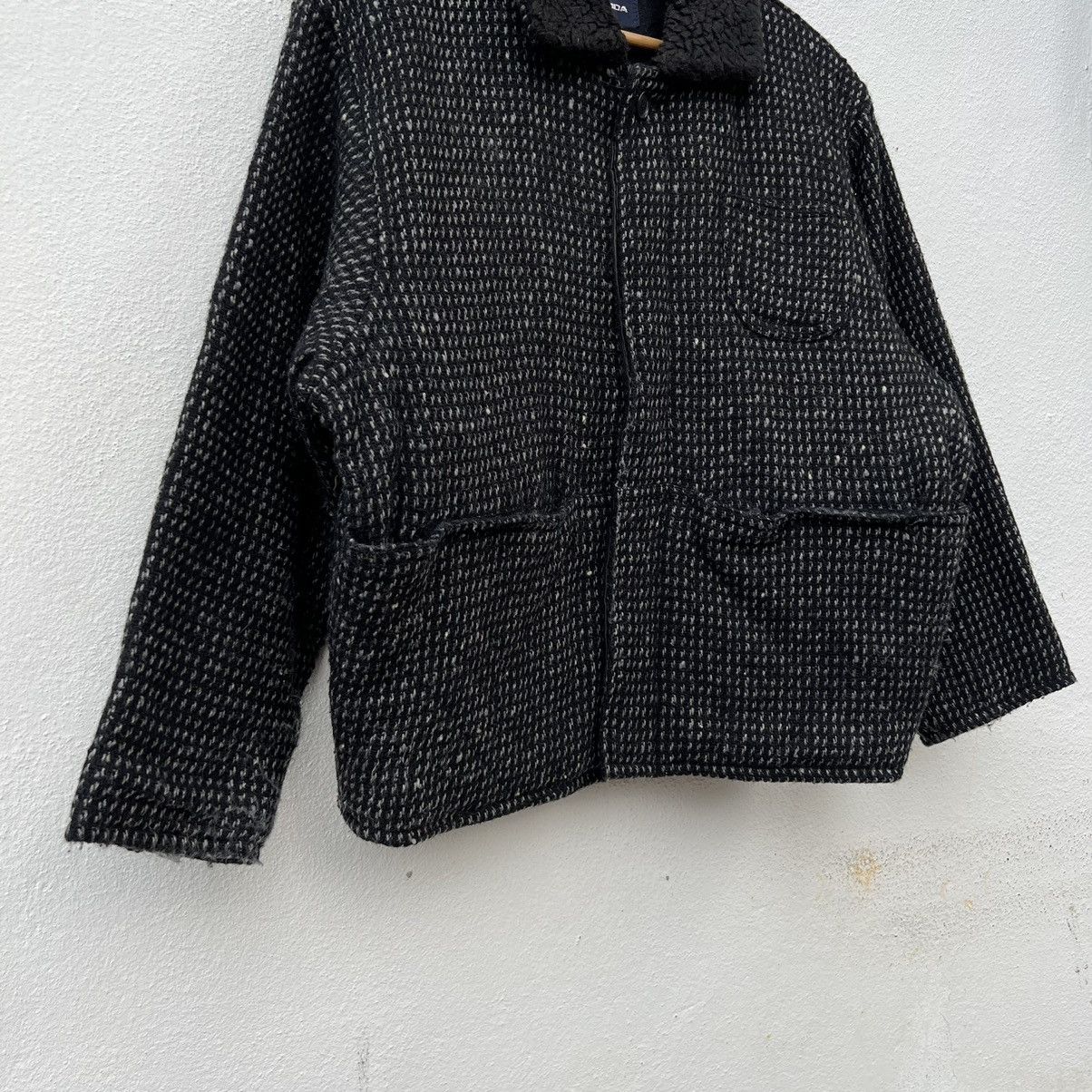 Japanese Brand WOOL JACKET STRIPED GERAMODA FIRENZE Size US L / EU 52-54 / 3 - 4 Thumbnail
