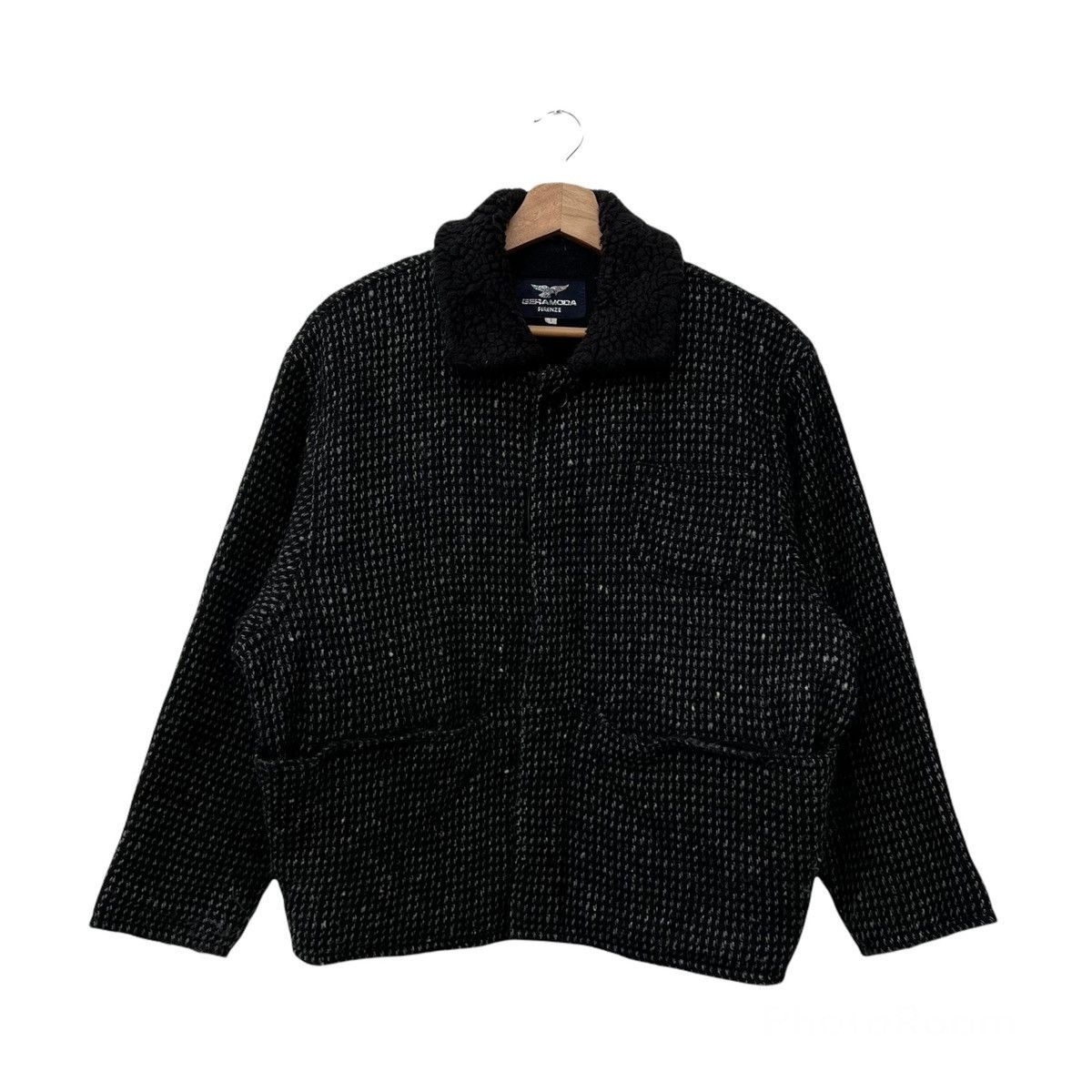 Japanese Brand WOOL JACKET STRIPED GERAMODA FIRENZE | Grailed