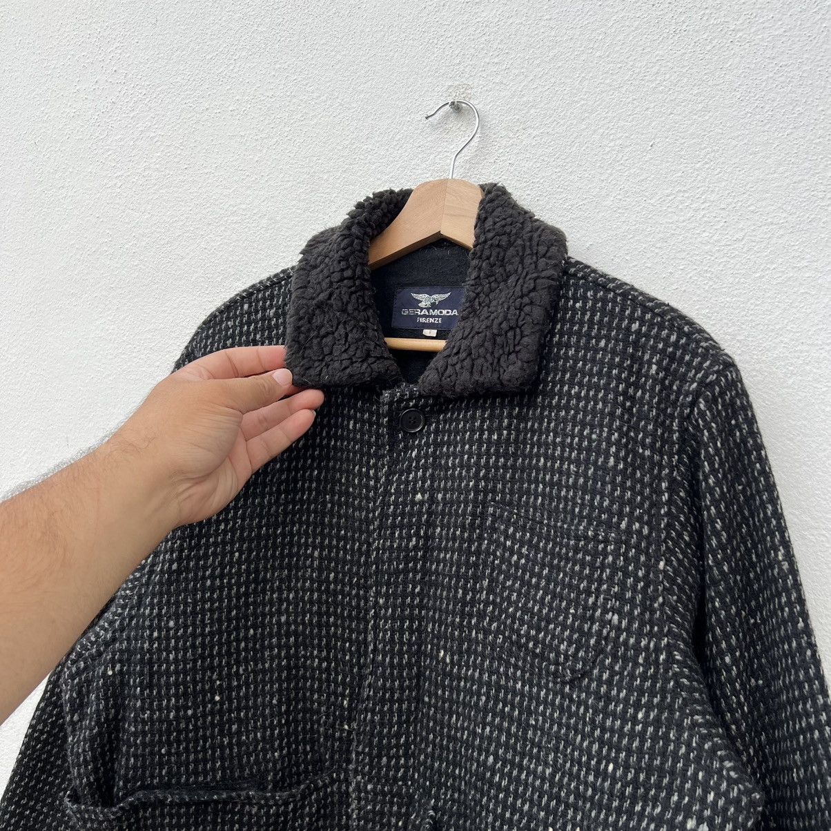Japanese Brand WOOL JACKET STRIPED GERAMODA FIRENZE Size US L / EU 52-54 / 3 - 6 Thumbnail