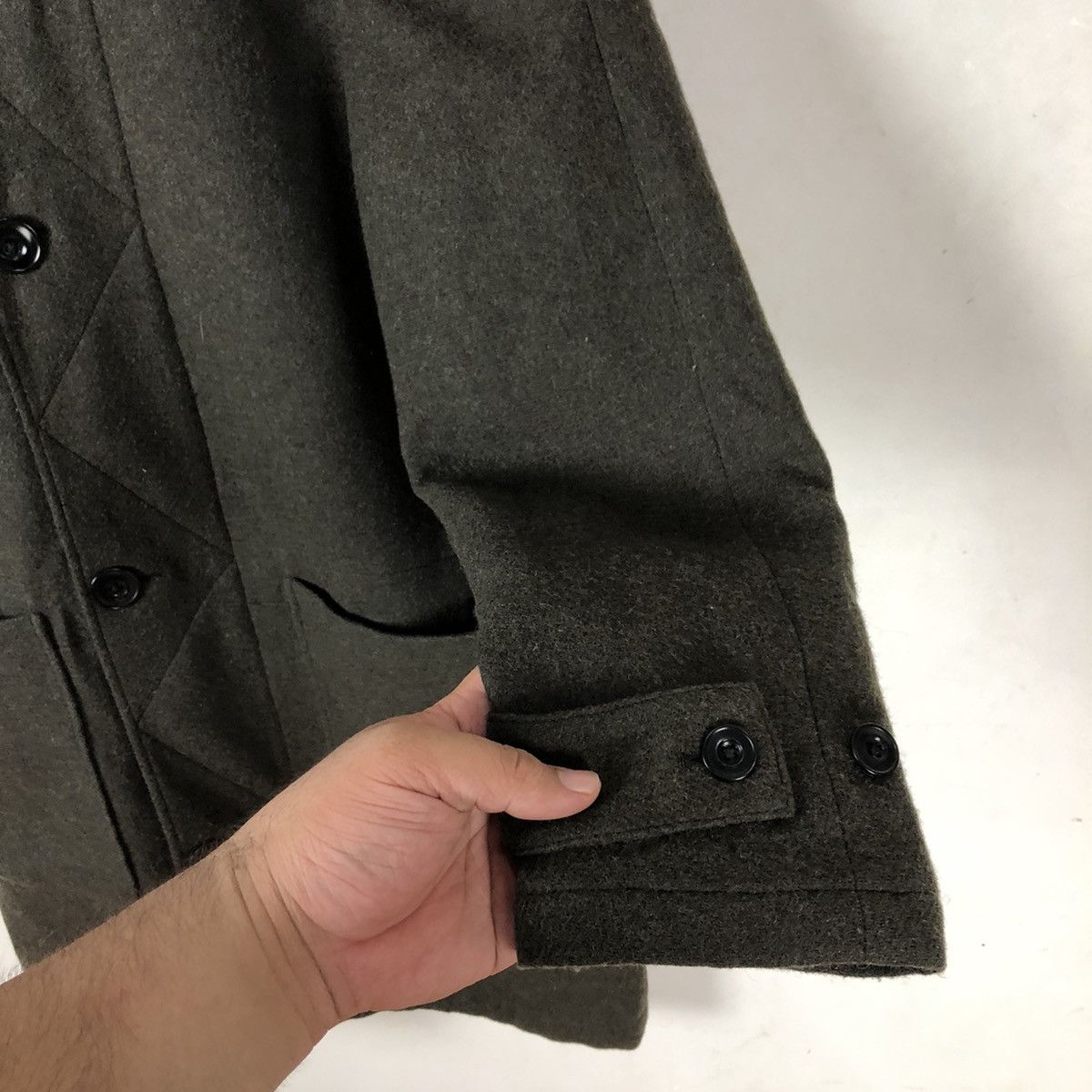 Japanese Brand UNIQLO AND LEMAIRE LONG JACKET MILITARY DESIGN Size US L / EU 52-54 / 3 - 5 Thumbnail