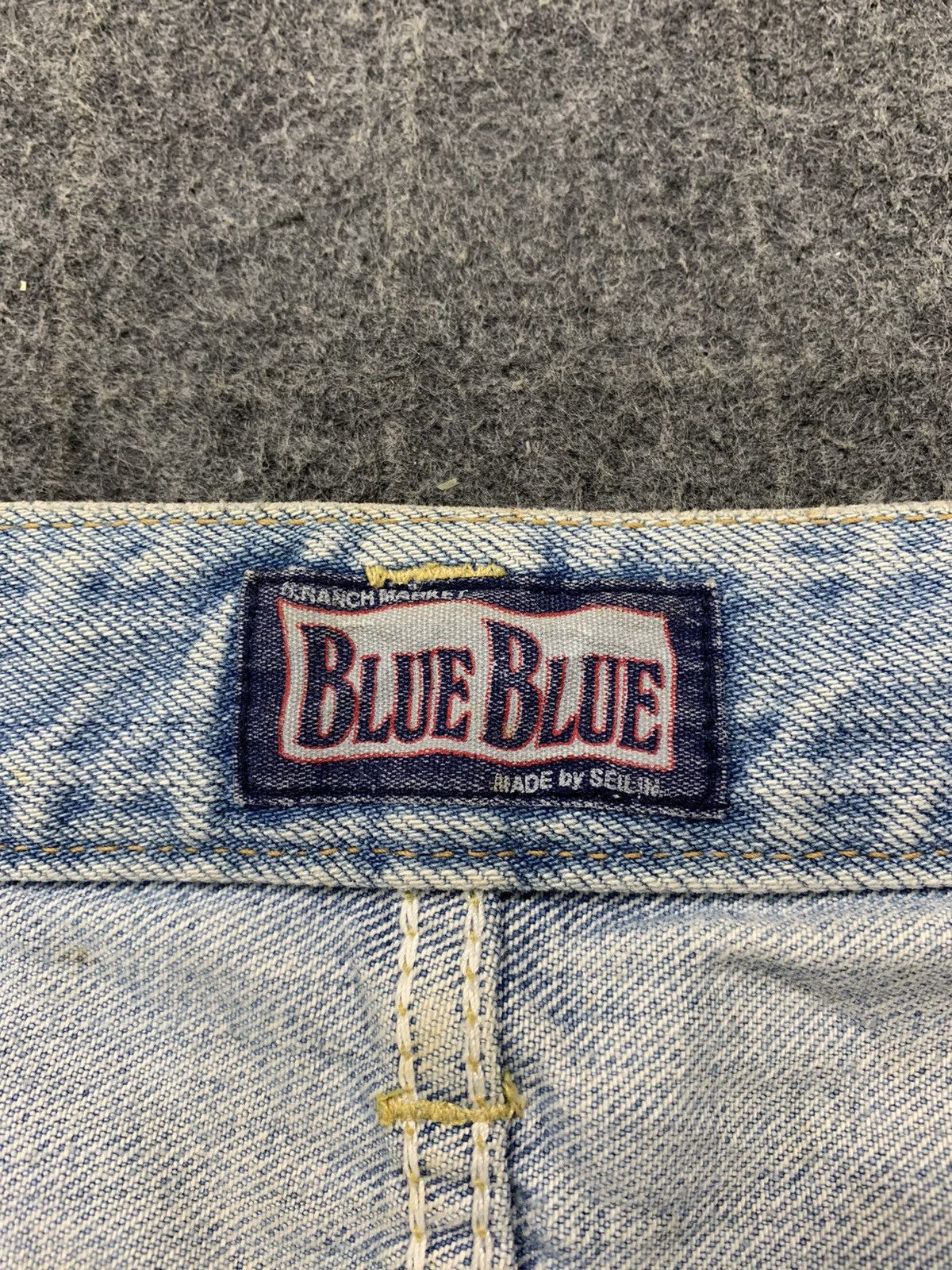 Blue Blue Japan 90s Blue Blue Japan Ranch Market Distressed Indigo Denim Size US 30 / EU 46 - 8 Thumbnail