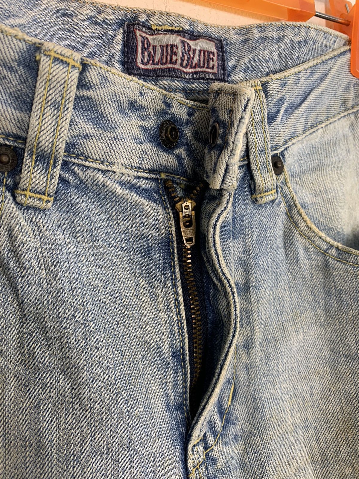 Blue Blue Japan 90s Blue Blue Japan Ranch Market Distressed Indigo Denim Size US 30 / EU 46 - 6 Thumbnail
