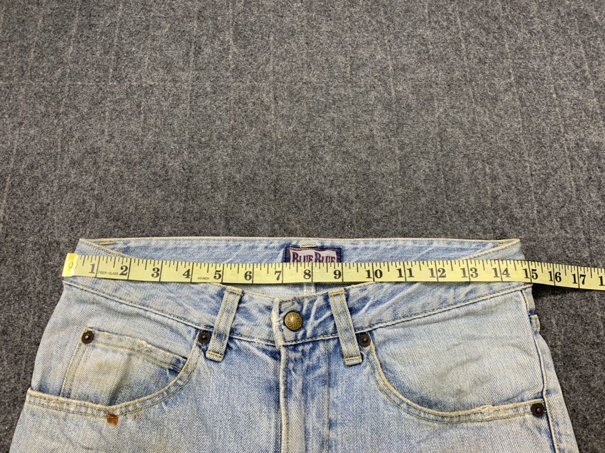 Blue Blue Japan 90s Blue Blue Japan Ranch Market Distressed Indigo Denim Size US 30 / EU 46 - 11 Thumbnail