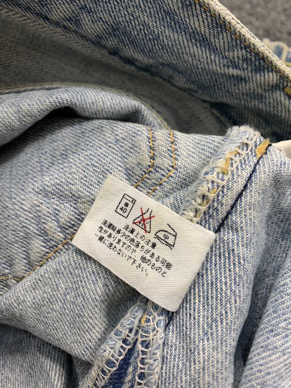 Blue Blue Japan 90s Blue Blue Japan Ranch Market Distressed Indigo Denim Size US 30 / EU 46 - 10 Thumbnail