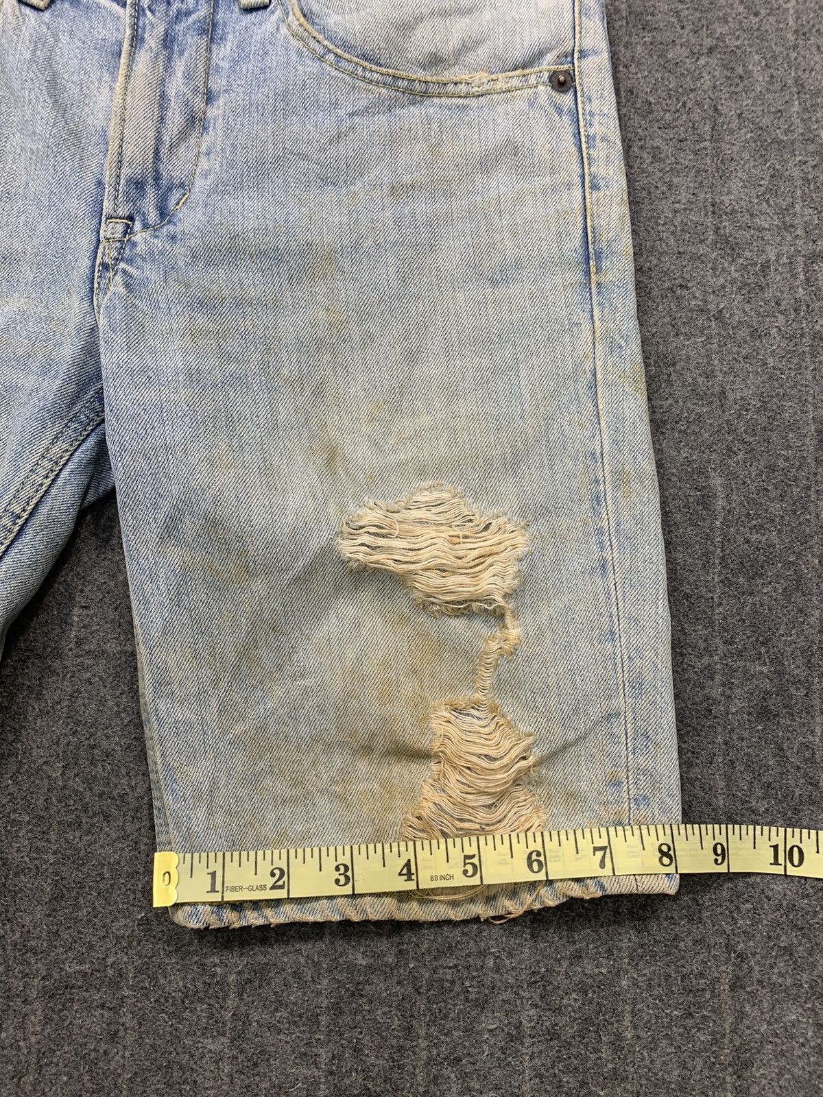 Blue Blue Japan 90s Blue Blue Japan Ranch Market Distressed Indigo Denim Size US 30 / EU 46 - 15 Thumbnail