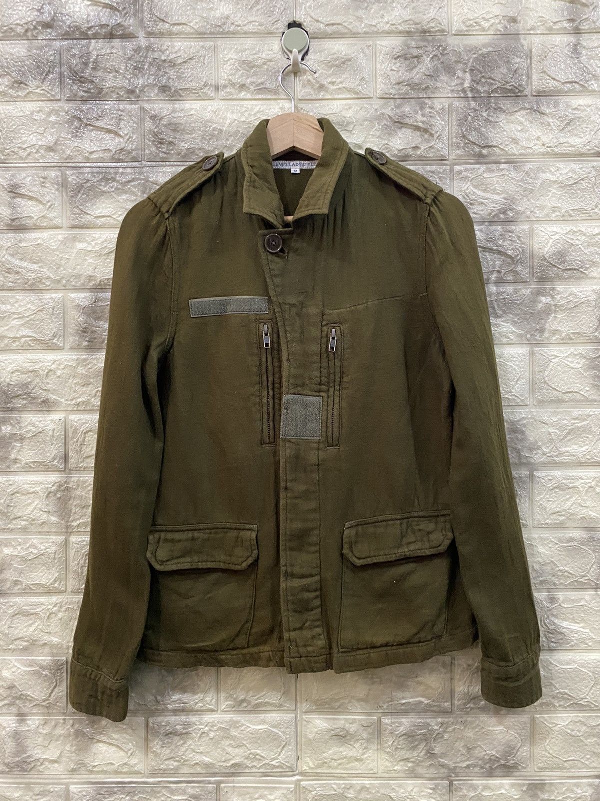image of Levis x Military Levi’S Military Jacket Lady Style in Military Green, Men's (Size Medium)