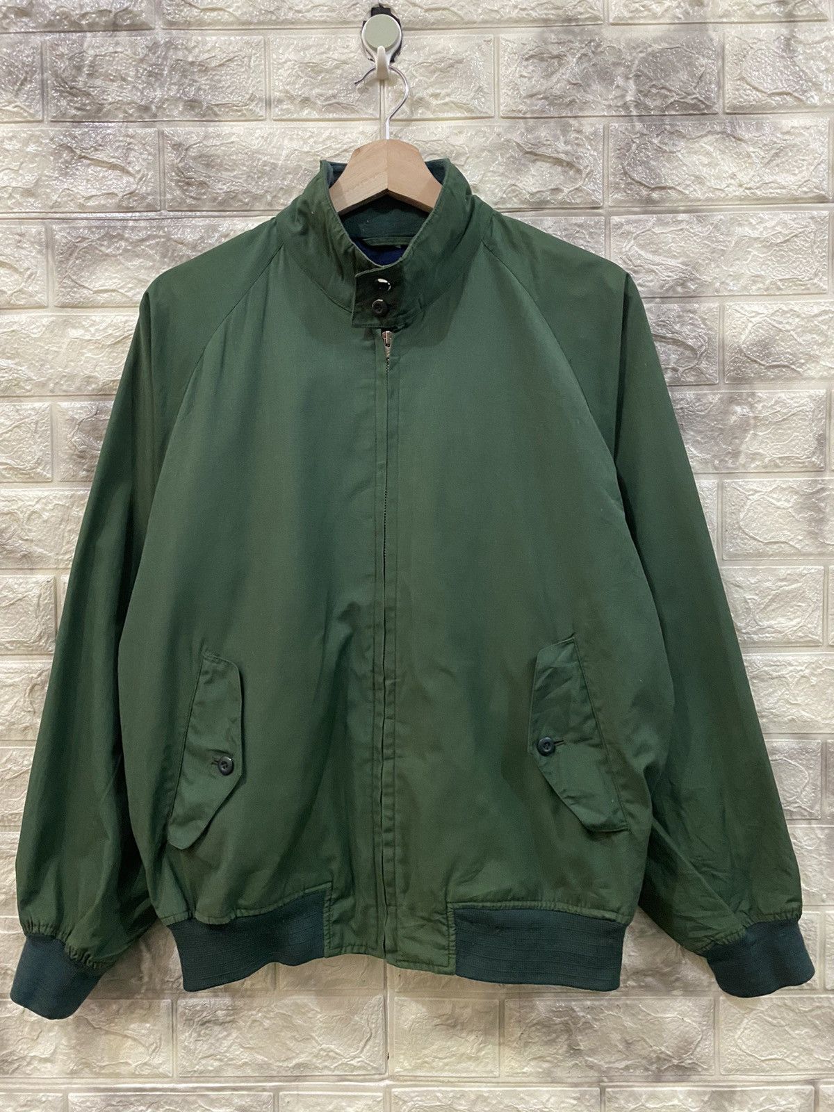 Vintage Vintage Green Bomber Jacket Size US M / EU 48-50 / 2 - 2 Thumbnail