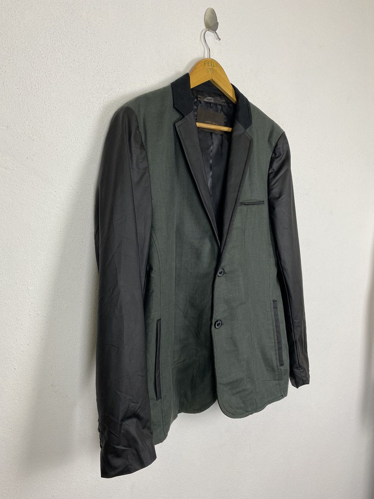 Zara Zara Limited Edition Man’s Jacket PU Sleeve Nice Design Size US M / EU 48-50 / 2 - 5 Thumbnail