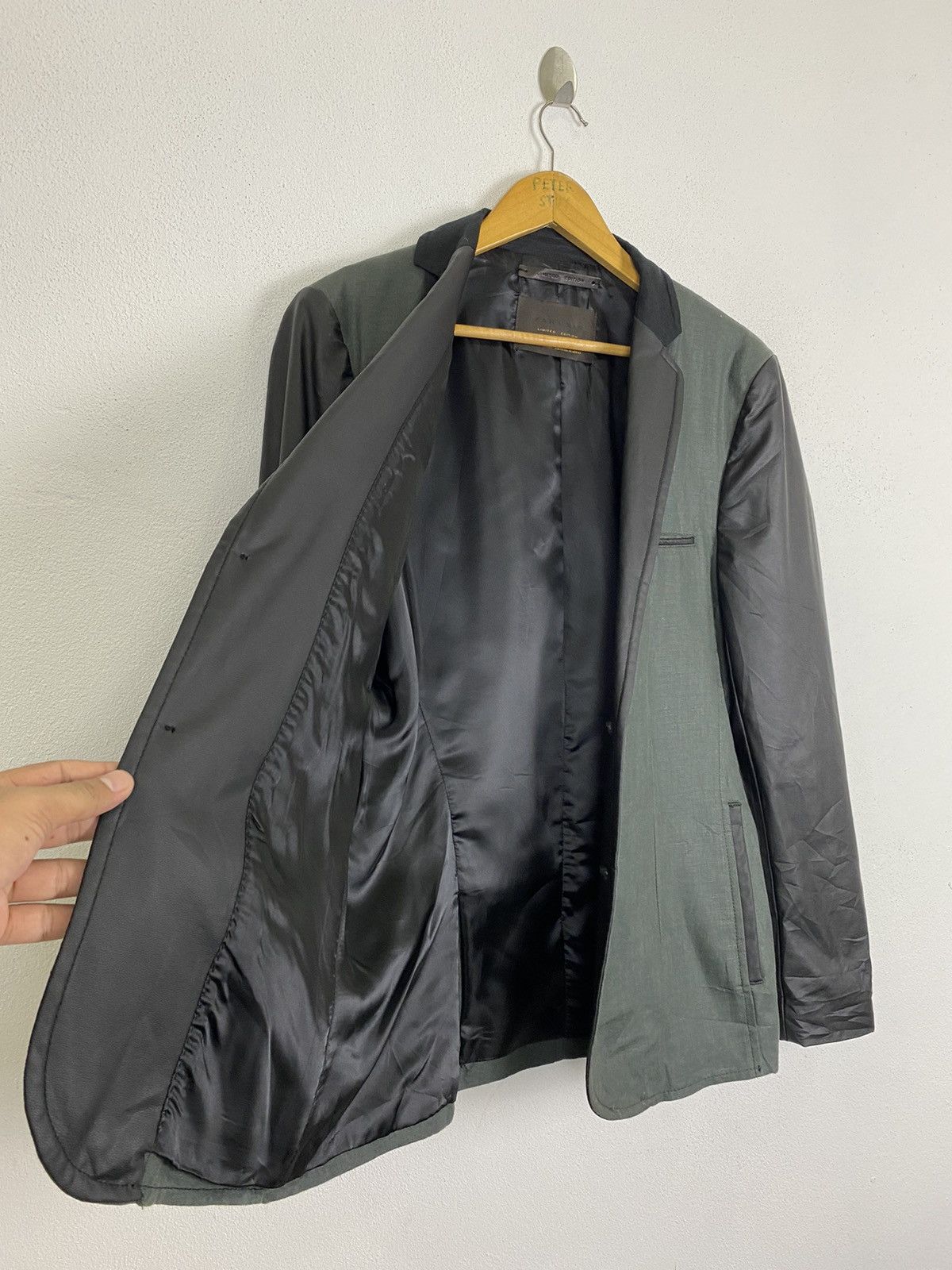 Zara Zara Limited Edition Man’s Jacket PU Sleeve Nice Design Size US M / EU 48-50 / 2 - 11 Thumbnail
