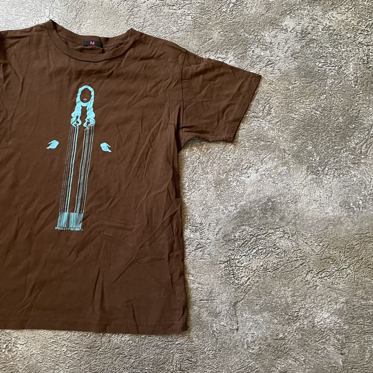 Vintage Vintage Y2K Graphic Tee Rocket Ship Print Brown Oversized L Size US L / EU 52-54 / 3 - 3 Thumbnail