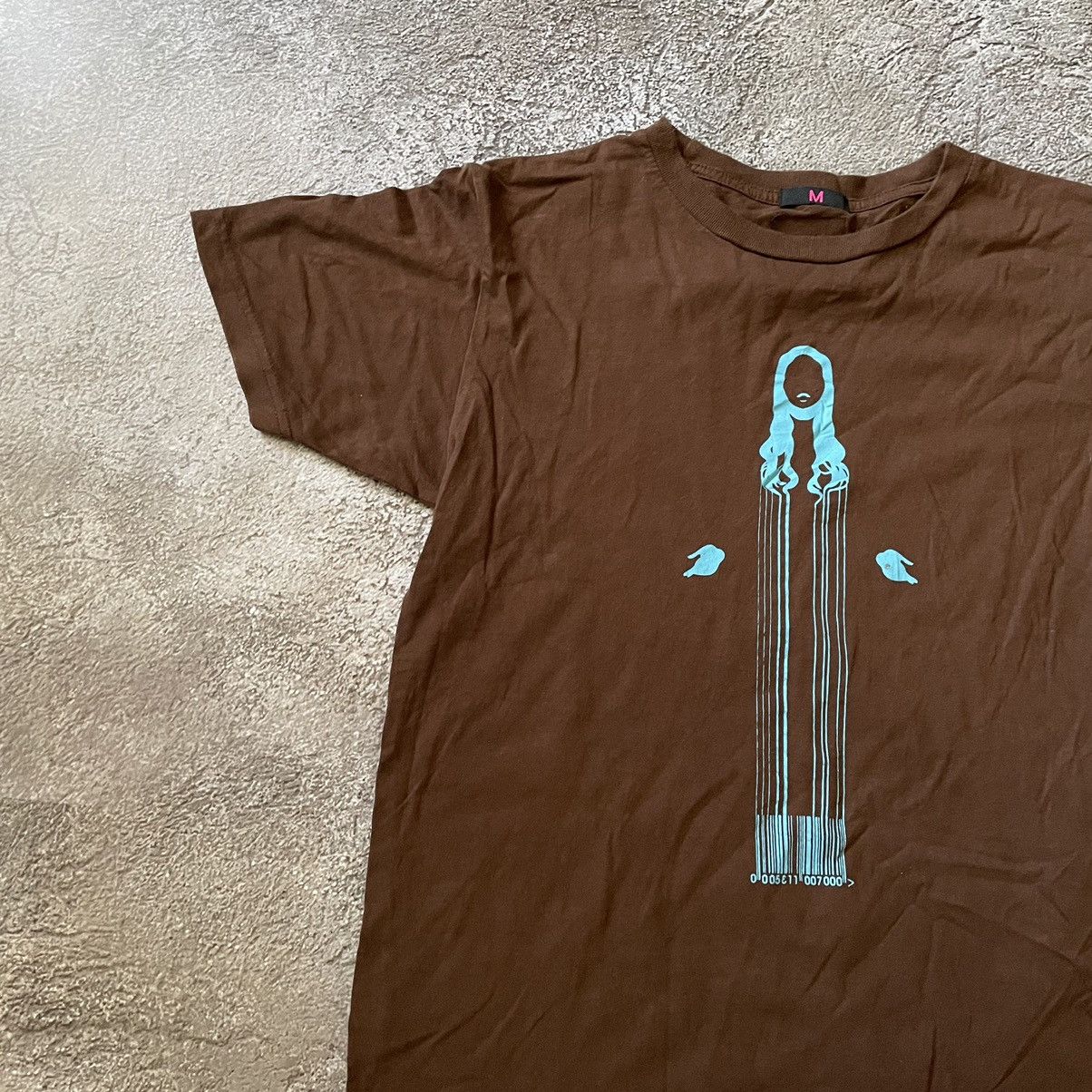 Vintage Vintage Y2K Graphic Tee Rocket Ship Print Brown Oversized L Size US L / EU 52-54 / 3 - 4 Thumbnail
