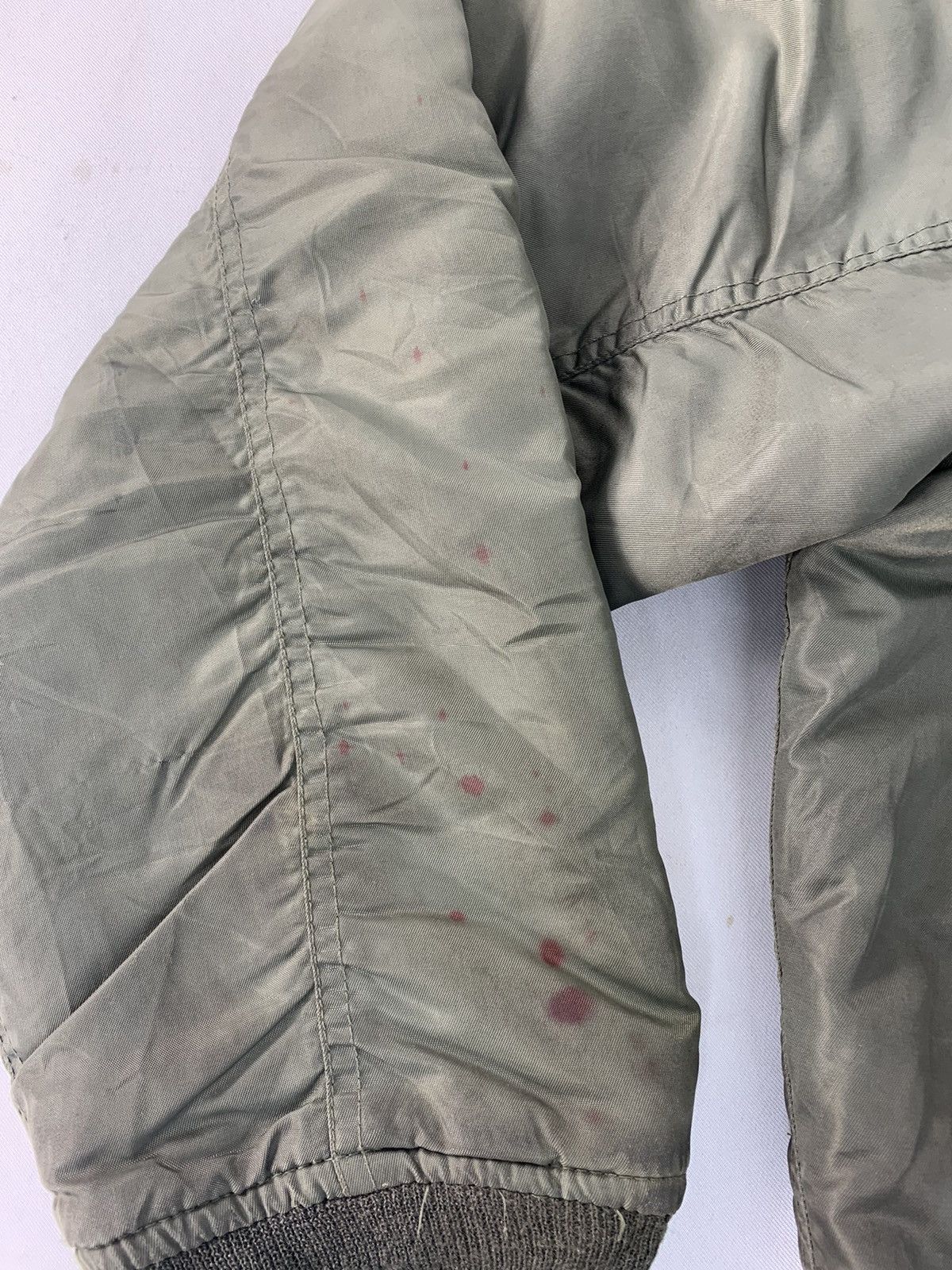 Japanese Brand 90s Bomber Flight Down Jacket MA-1 Military Quilted Inner Size US M / EU 48-50 / 2 - 11 Thumbnail