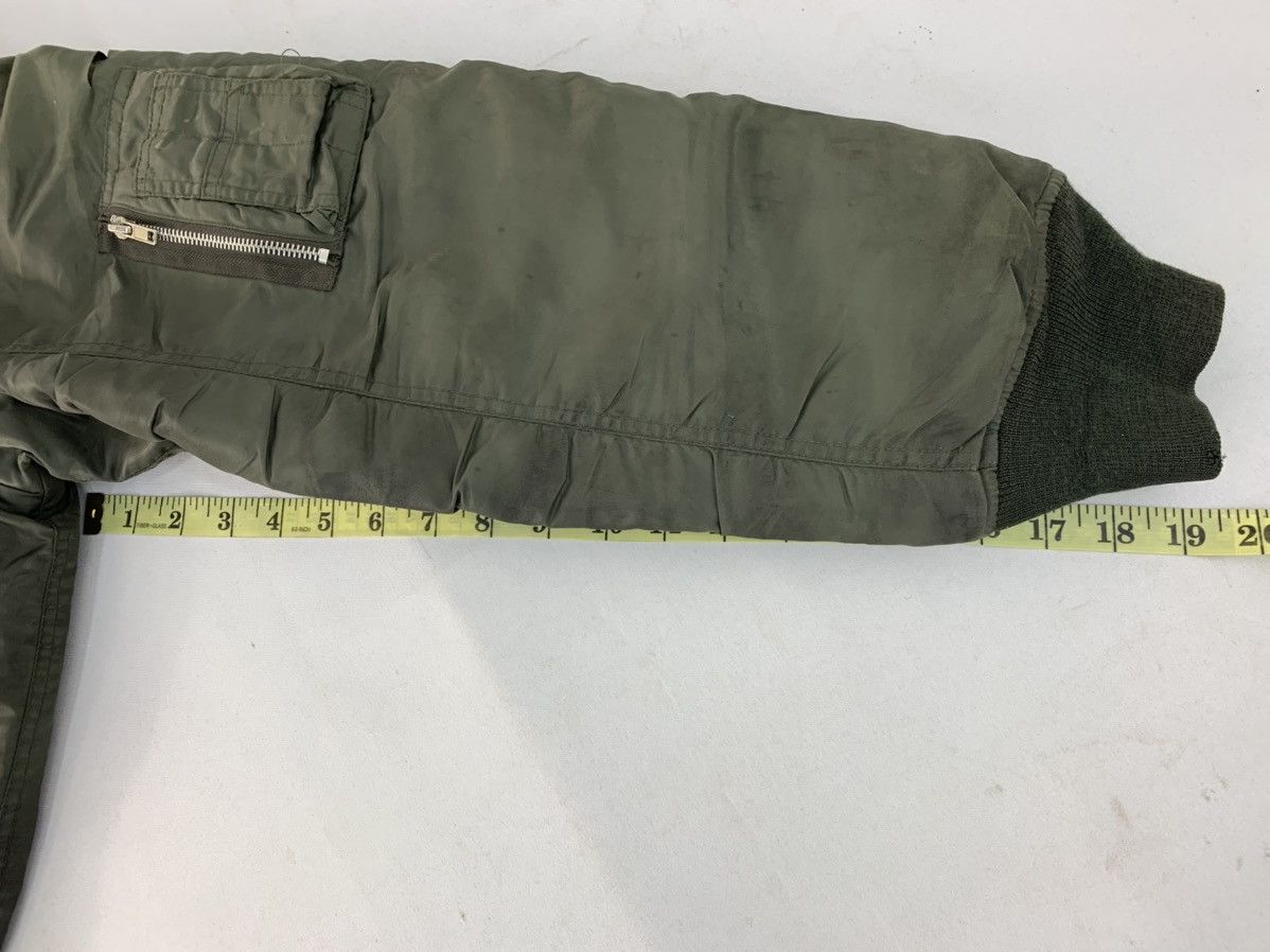 Japanese Brand 90s Bomber Flight Down Jacket MA-1 Military Quilted Inner Size US M / EU 48-50 / 2 - 9 Thumbnail
