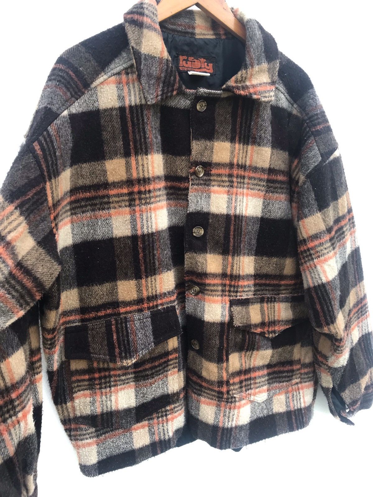Other Wool Checked Rusty London Size US XL / EU 56 / 4 - 4 Thumbnail