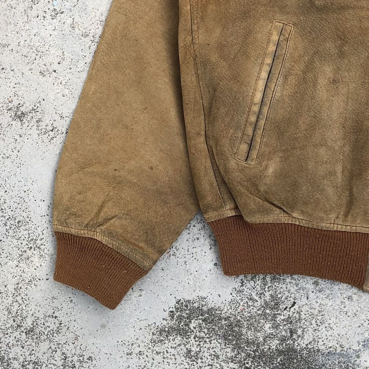 Genuine Leather Vintage 1935 The King ELVIS PRESLEY Leather Bomber Jacket Size US M / EU 48-50 / 2 - 9 Thumbnail