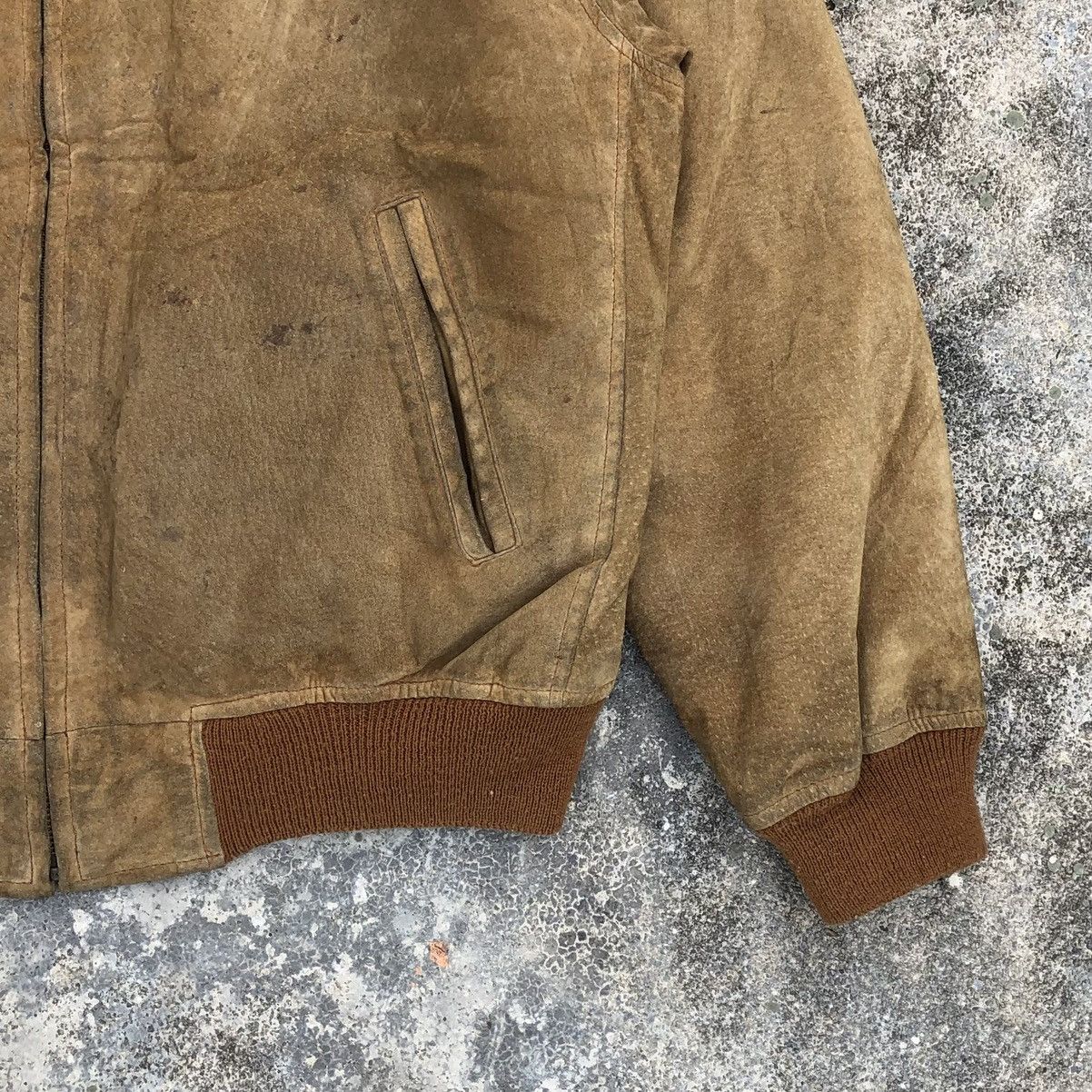 Genuine Leather Vintage 1935 The King ELVIS PRESLEY Leather Bomber Jacket Size US M / EU 48-50 / 2 - 10 Thumbnail