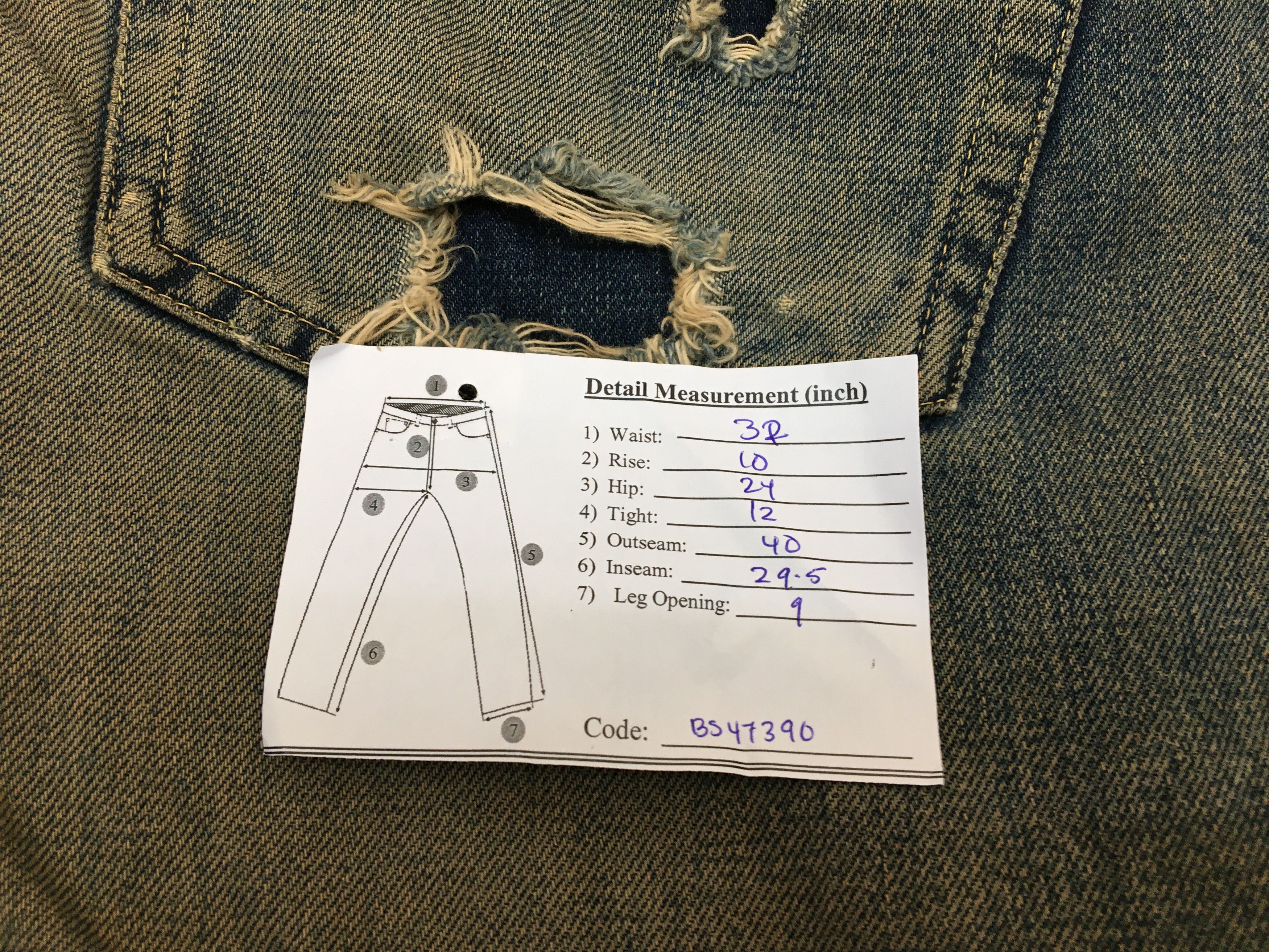 Denime Rusty Selvedge Denime Jeans Japanese Redline Denim Pants Size US 32 / EU 48 - 12 Thumbnail