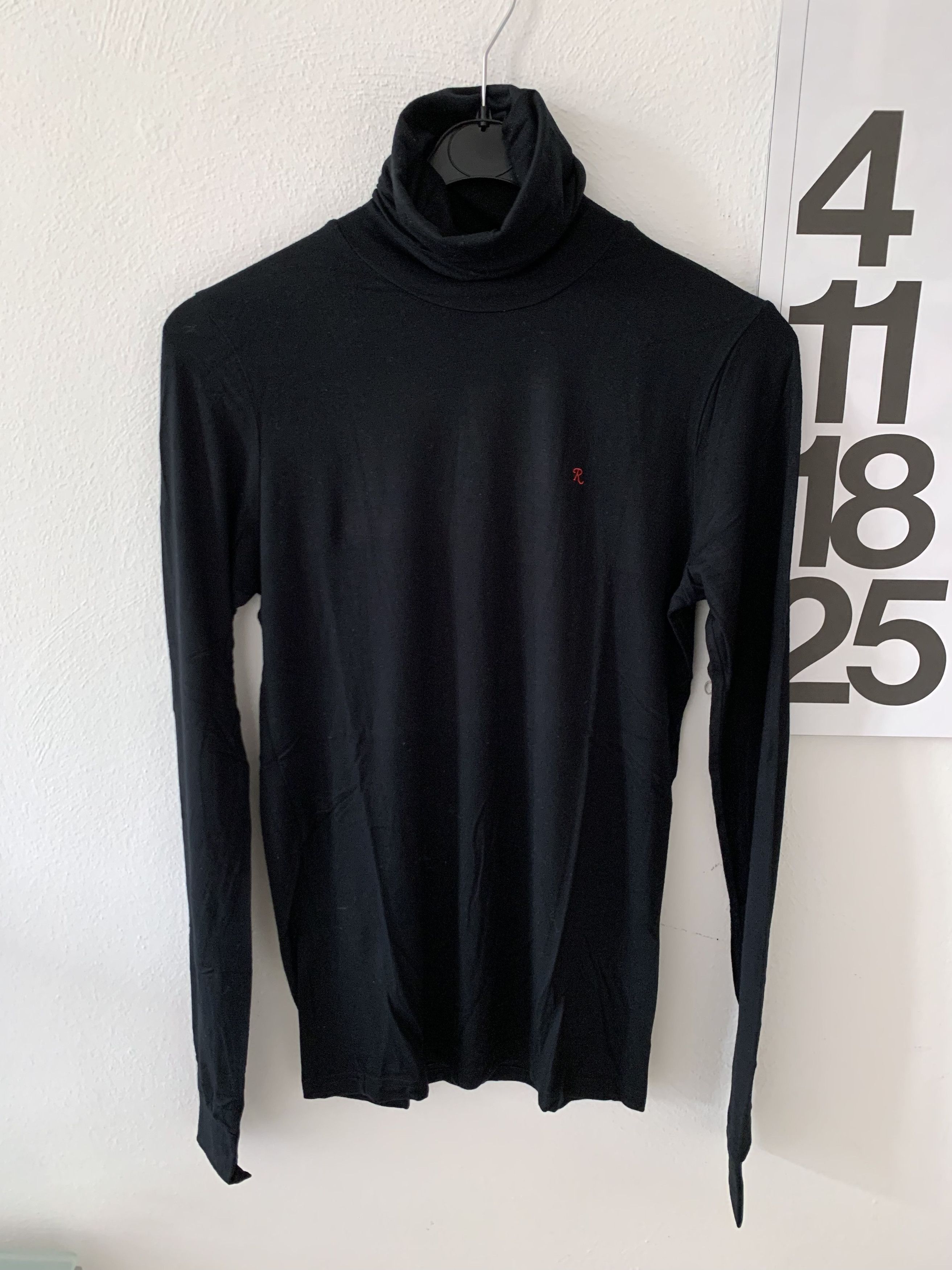 image of Raf Simons Aw99 Roll Neck in Black, Men's (Size Small)