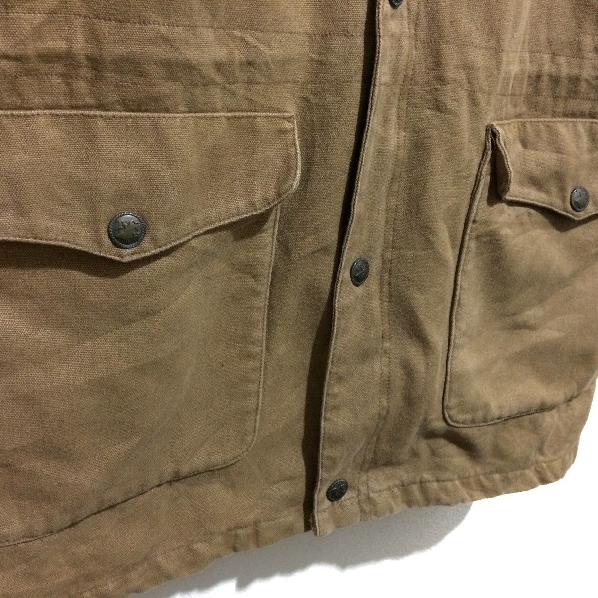 Vintage Vtg Tuff Hedeman Bull Rider Cripple Creek Workwear Chore Size US L / EU 52-54 / 3 - 3 Thumbnail