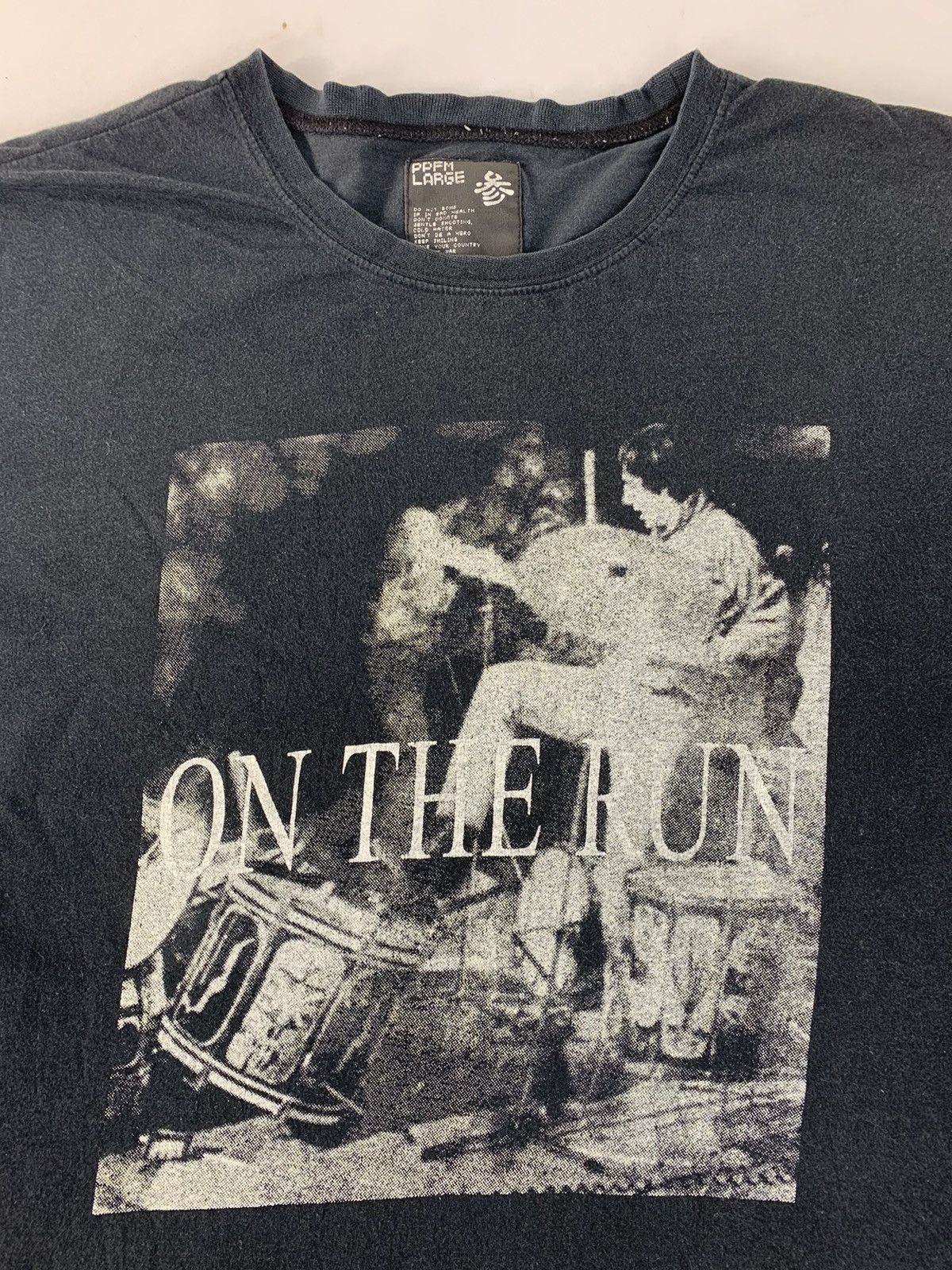 Japanese Brand Hype PPFM On The Run Musical Band Screen Tee protest Size M / US 6-8 / IT 42-44 - 2 Thumbnail