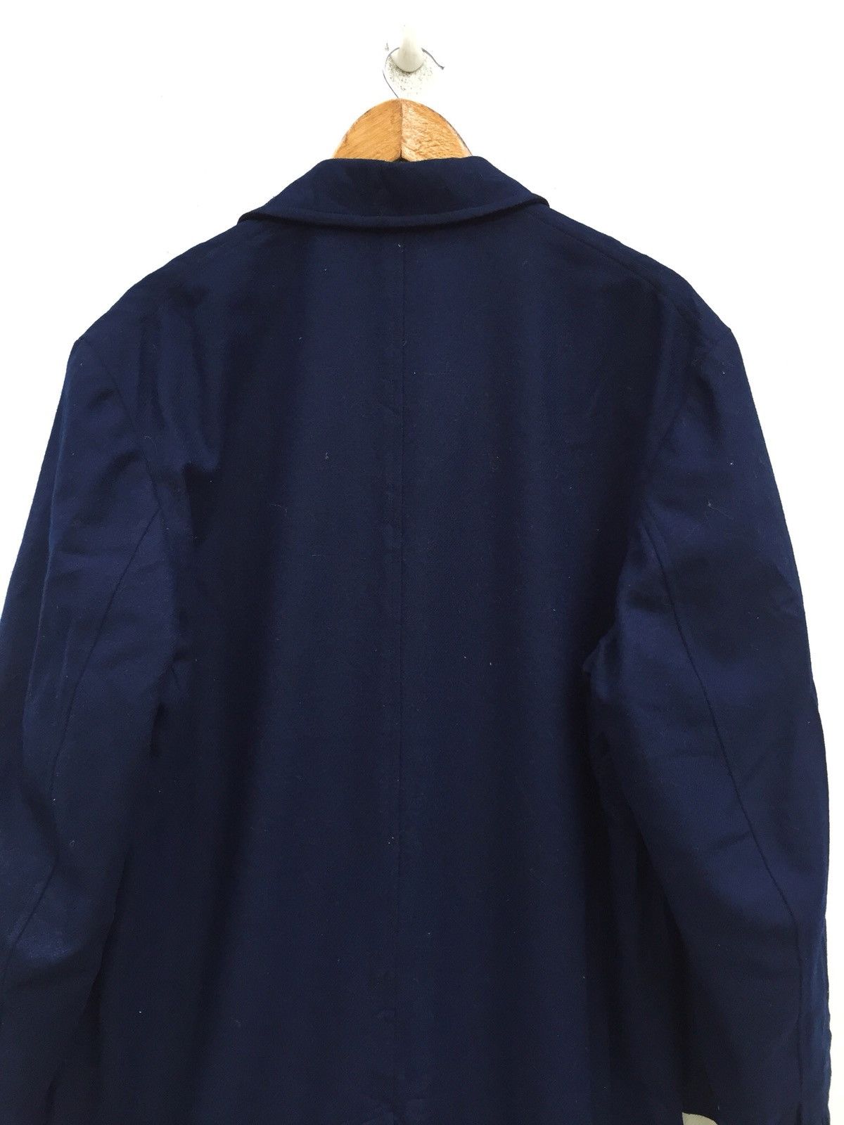 Yohji Yamamoto ARCHIVE🔥80s Le Blue Collar YOHJI Long Jacket Coat Size US L / EU 52-54 / 3 - 6 Thumbnail