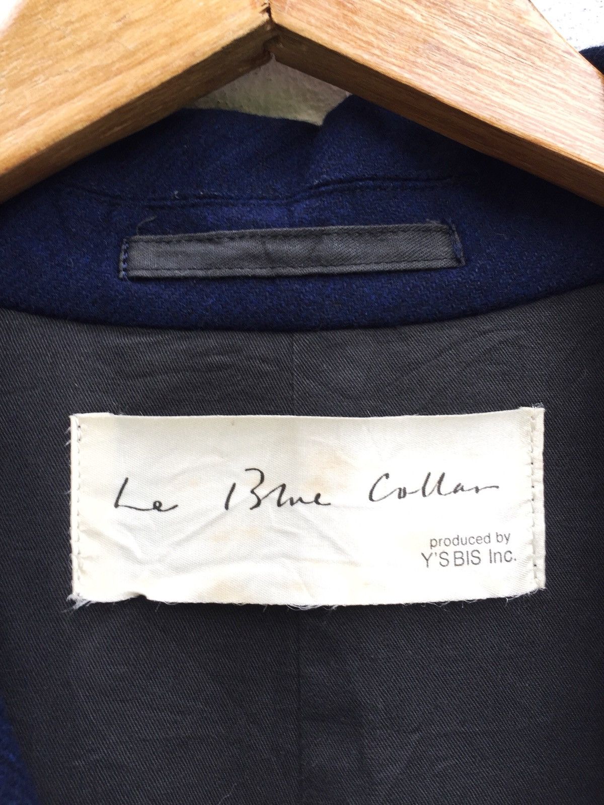 Yohji Yamamoto ARCHIVE🔥80s Le Blue Collar YOHJI Long Jacket Coat Size US L / EU 52-54 / 3 - 8 Thumbnail