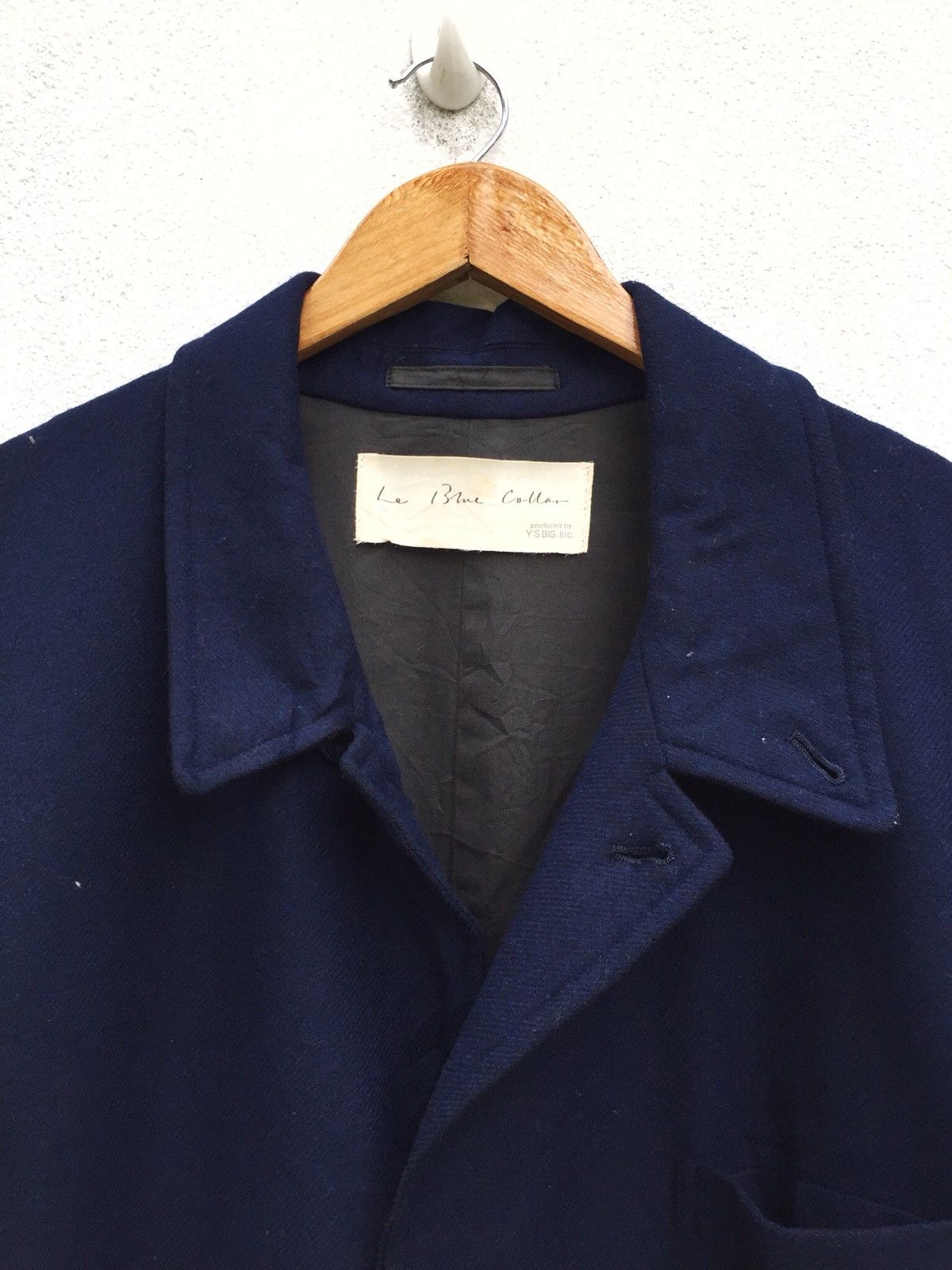 Yohji Yamamoto ARCHIVE🔥80s Le Blue Collar YOHJI Long Jacket Coat Size US L / EU 52-54 / 3 - 3 Thumbnail