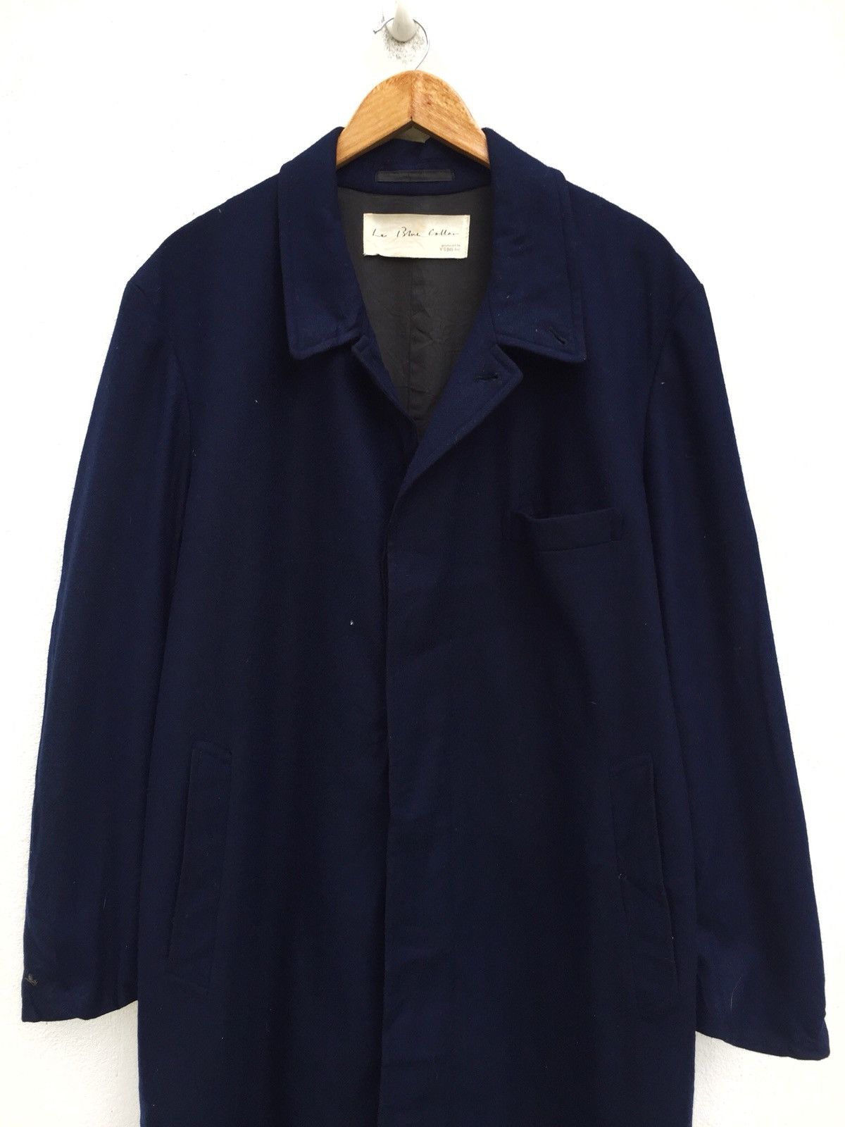 Yohji Yamamoto ARCHIVE🔥80s Le Blue Collar YOHJI Long Jacket Coat Size US L / EU 52-54 / 3 - 2 Thumbnail