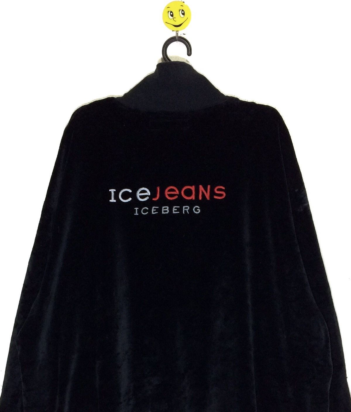Iceberg Vintage Ice jeans Embroidery Velvet Sweater LAMPO made ITAL Size US L / EU 52-54 / 3 - 2 Thumbnail