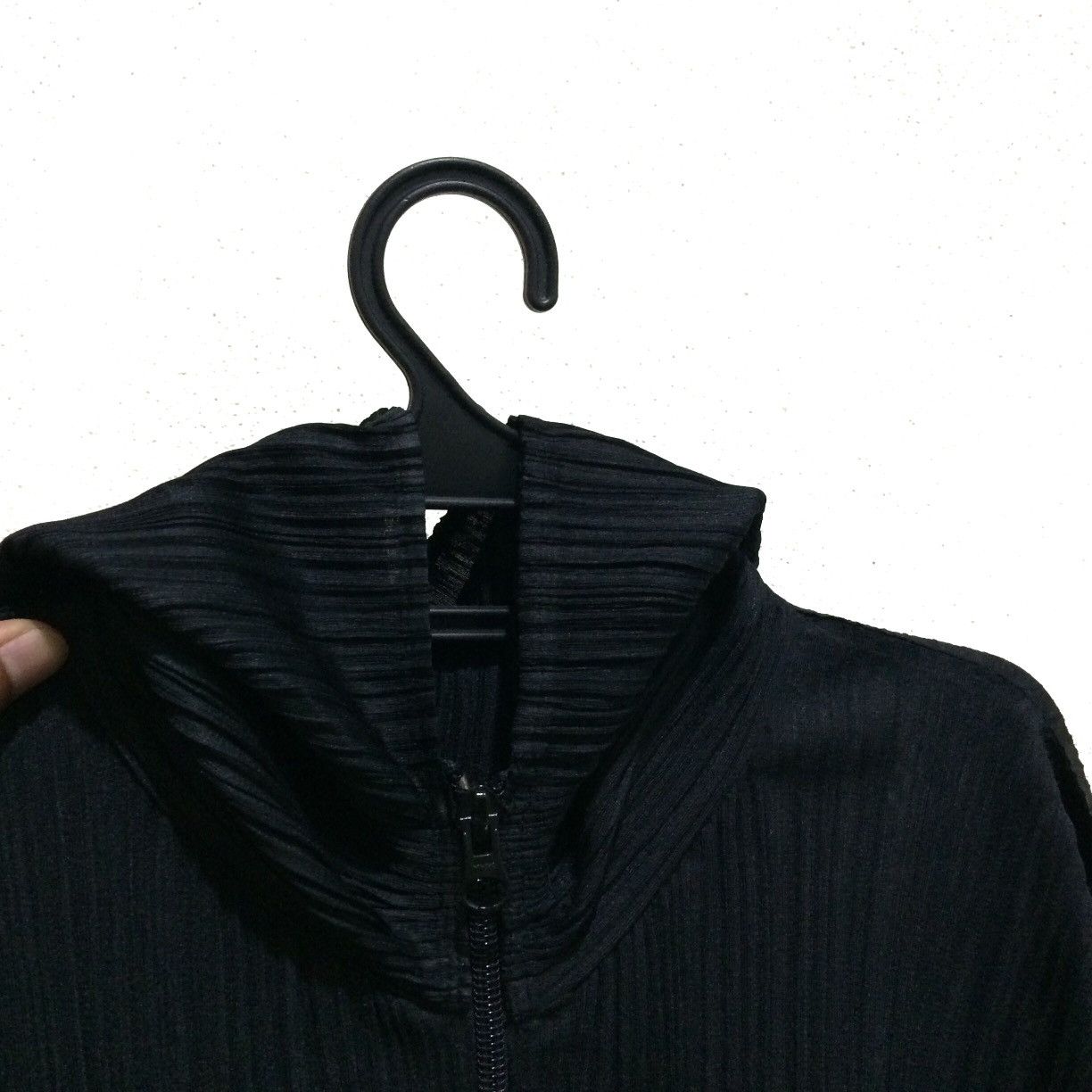 Issey Miyake Pleats Please ISSEY MIYAKE Long Hoodie Zipper Top JAPAN Size US L / EU 52-54 / 3 - 7 Thumbnail