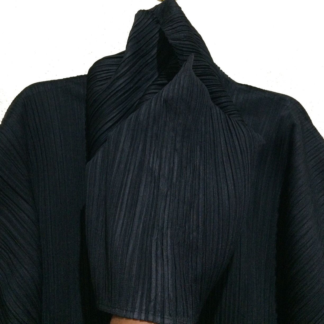 Issey Miyake Pleats Please ISSEY MIYAKE Long Hoodie Zipper Top JAPAN Size US L / EU 52-54 / 3 - 5 Thumbnail