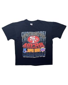 Vintage 1994 Starter NFL San Francisco 49ers Super Bowl XXIX Champions T  Shirt