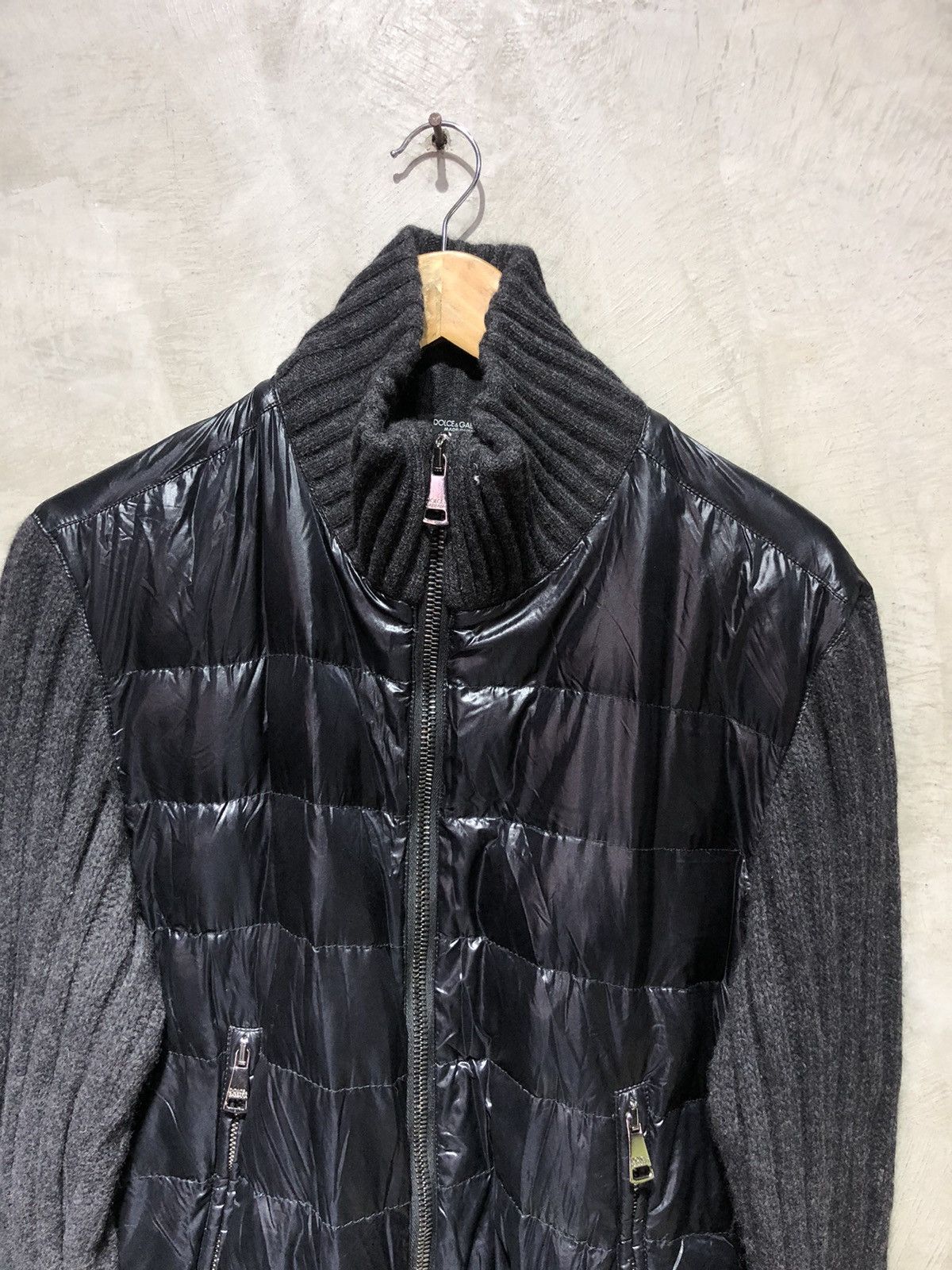 Dolce & Gabbana Dolce and Gabbana puffer knitted jacket Size US M / EU 48-50 / 2 - 4 Thumbnail