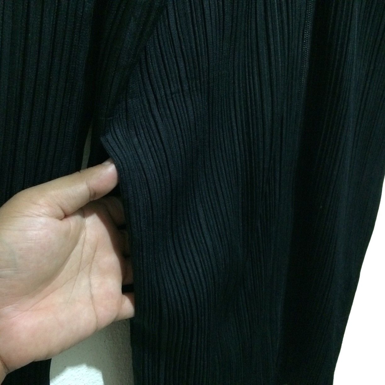 Issey Miyake Pleats Please ISSEY MIYAKE Long Hoodie Zipper Top JAPAN Size US L / EU 52-54 / 3 - 5 Thumbnail