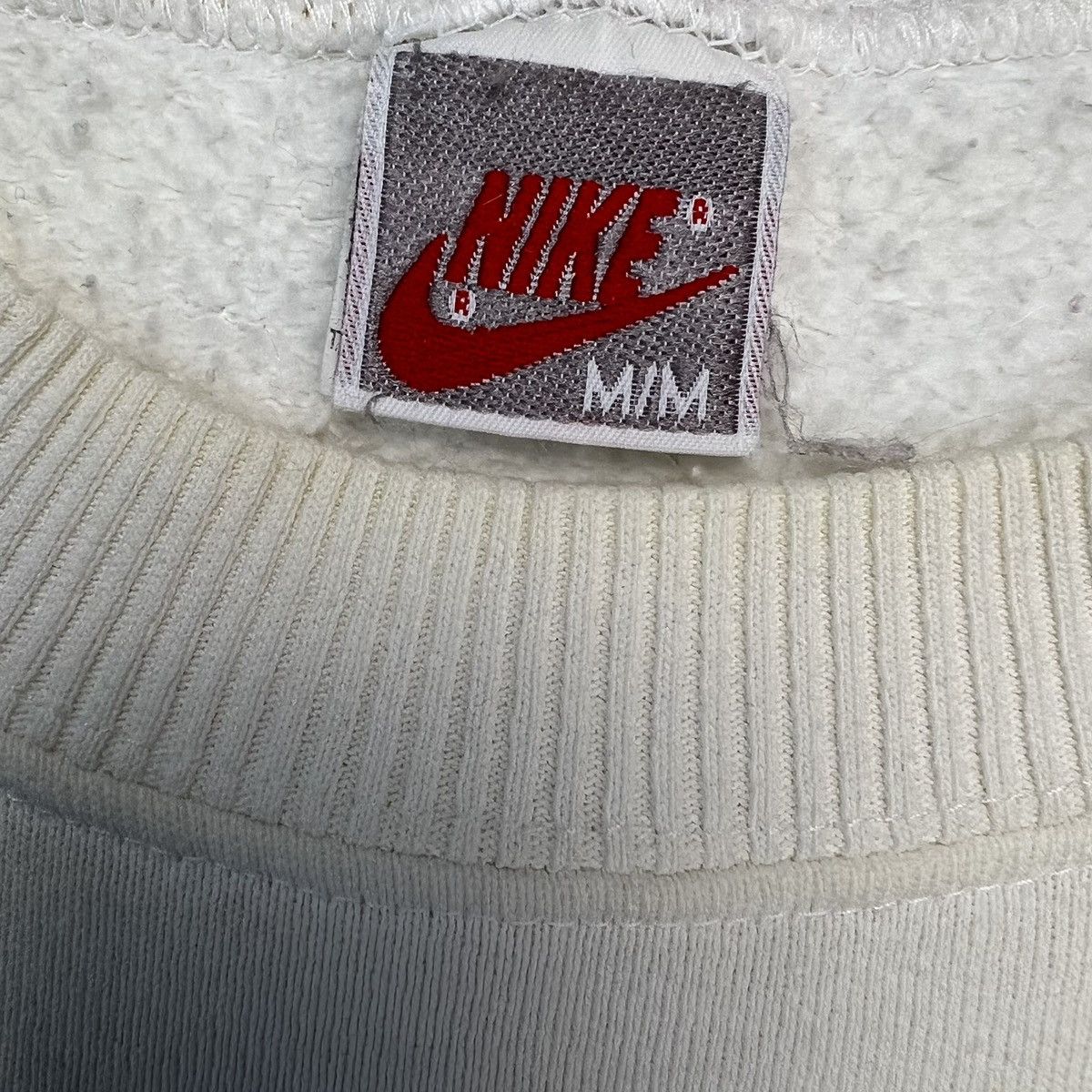 Nike Vintage Nike Sweatshirt Double Sided Swoosh Spell Out 90s Size US M / EU 48-50 / 2 - 9 Thumbnail