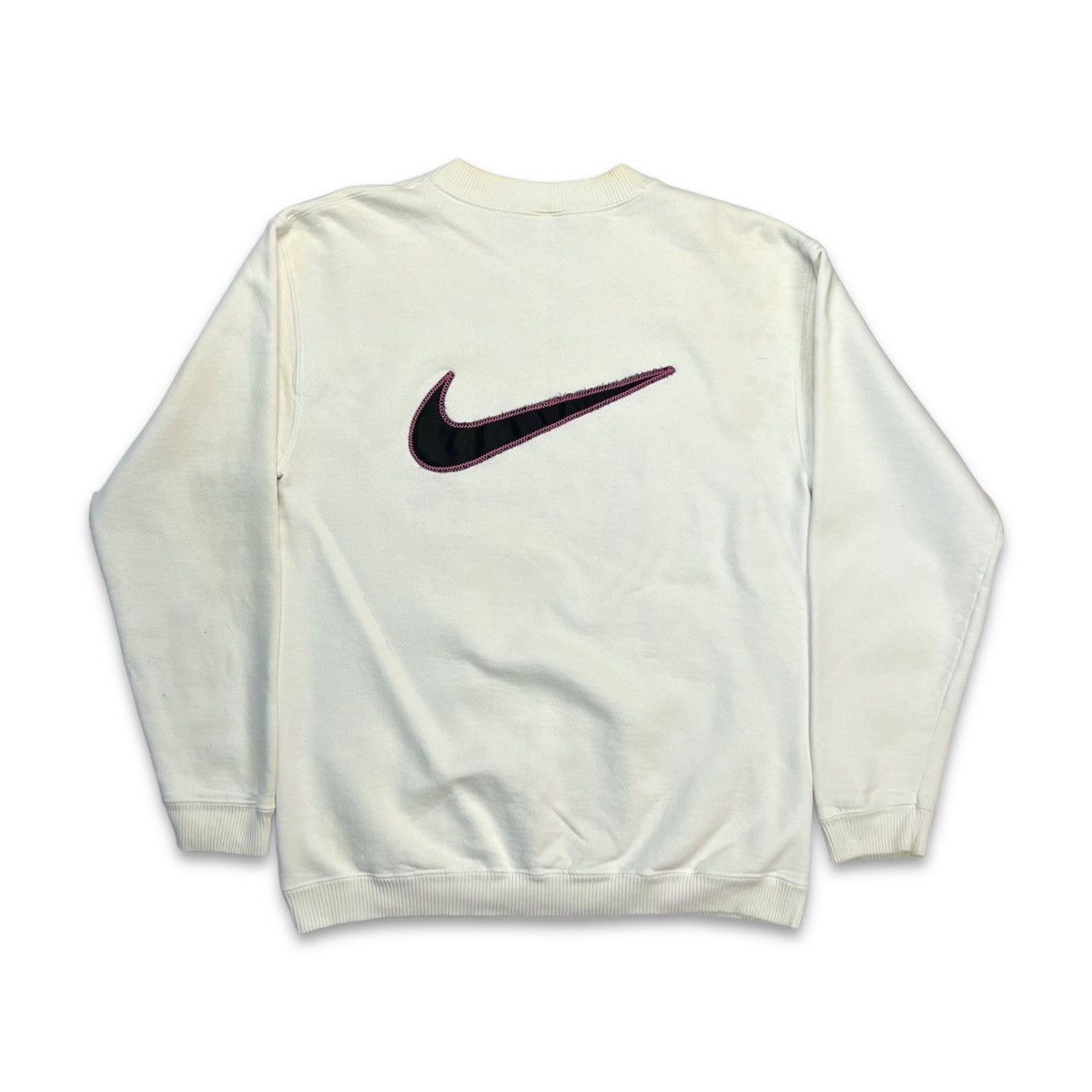 Nike Vintage Nike Sweatshirt Double Sided Swoosh Spell Out 90s Size US M / EU 48-50 / 2 - 5 Thumbnail
