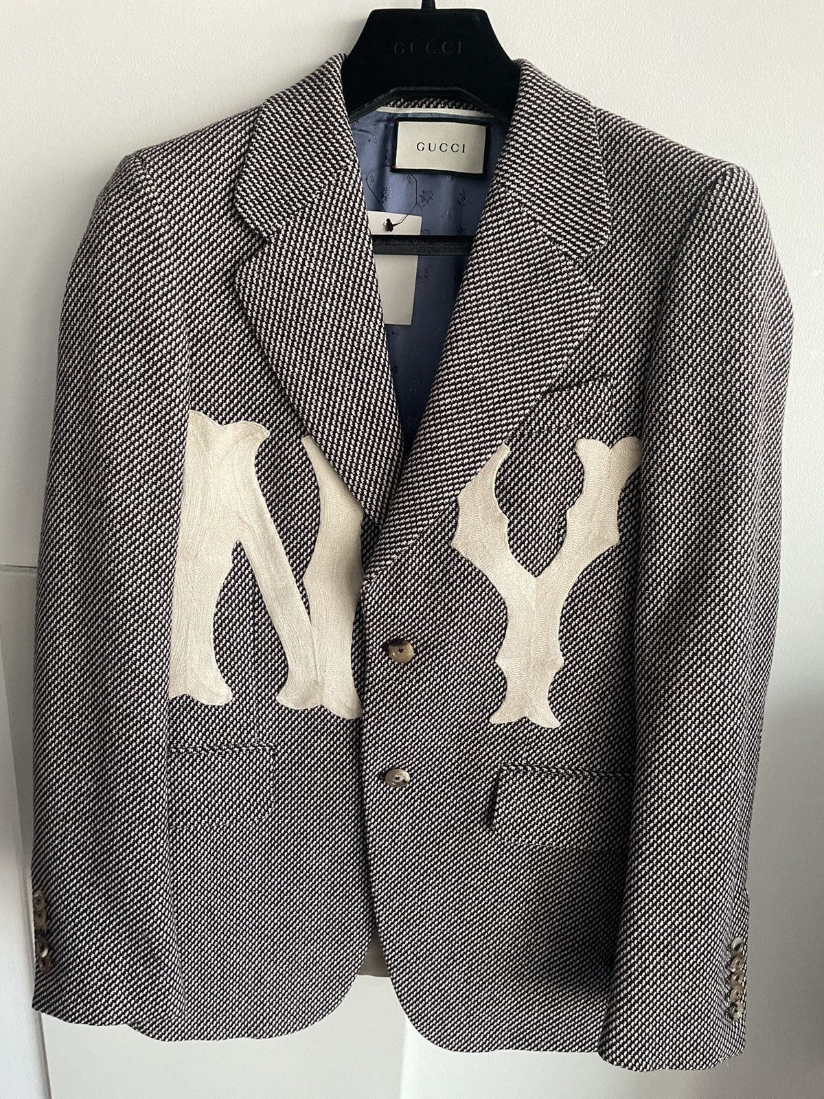 Gucci × New York Yankees $4K NEW Rare Super Runway NY Yankees Limited Edition Blazsr Size US M / EU 48-50 / 2 - 14 Thumbnail