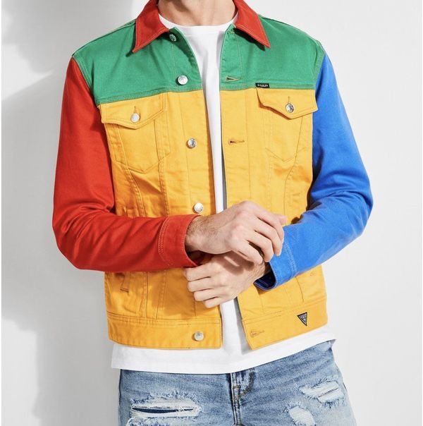 Guess j balvin denim hot sale jacket