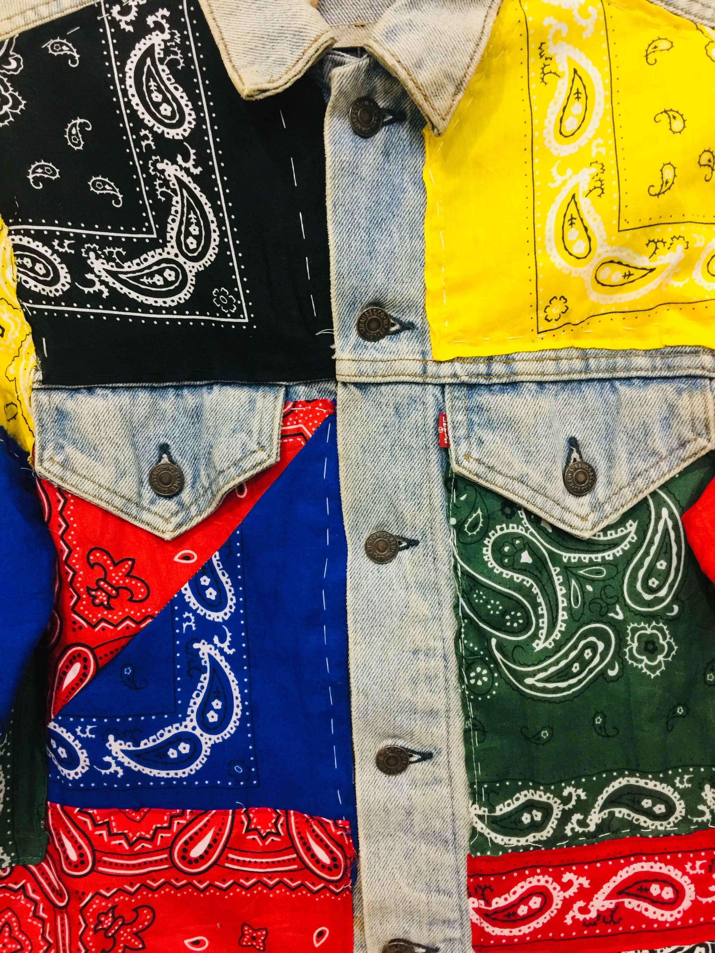 Japanese Brand × Levi's Vintage Clothing Vintage Levis 80s Bandana Travis Scott Fashion Style Size US M / EU 48-50 / 2 - 10 Thumbnail