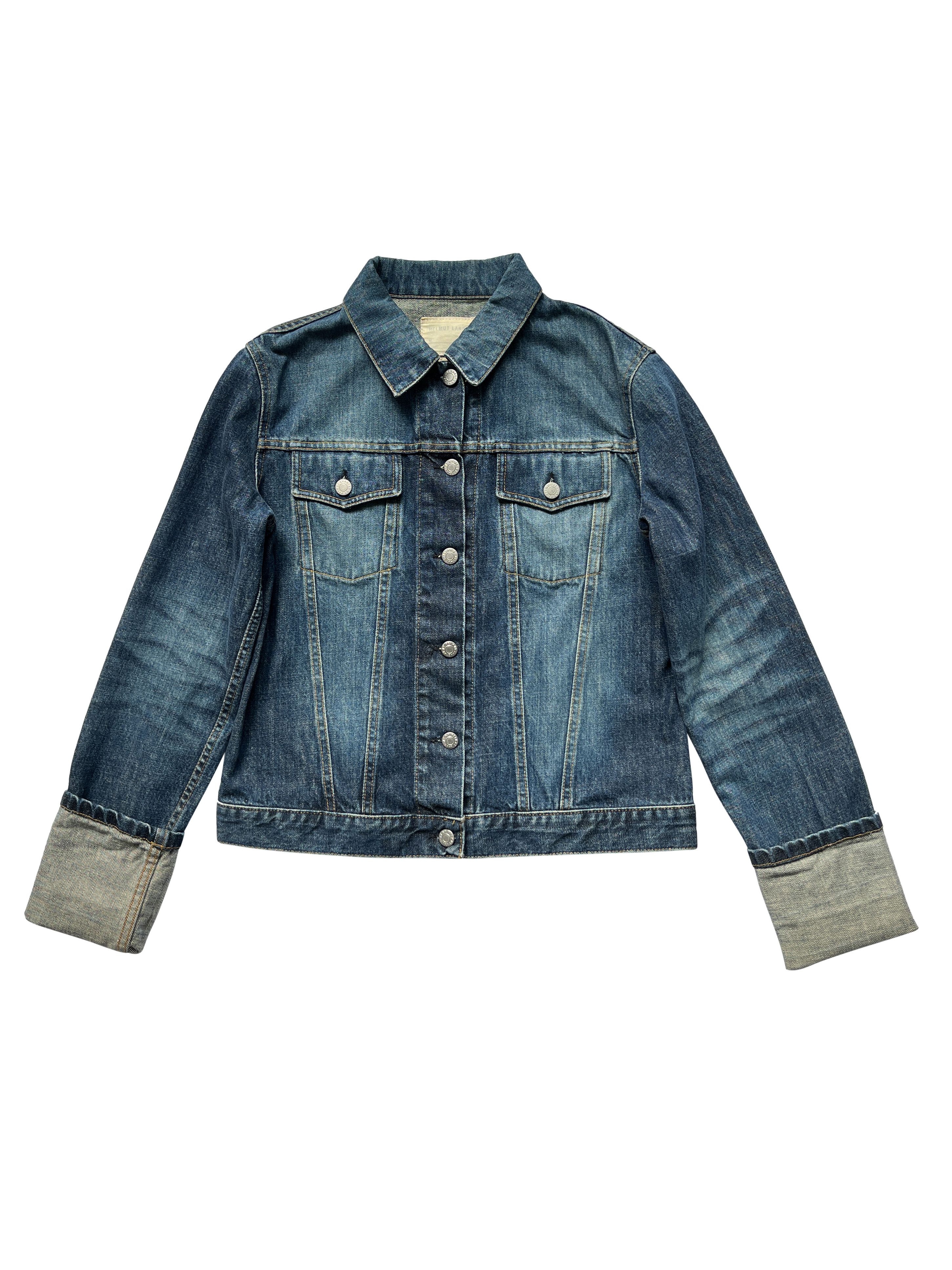 Helmut Lang HELMUT LANG SS02 RAW SILK DENIM JEANS JACKET | Grailed