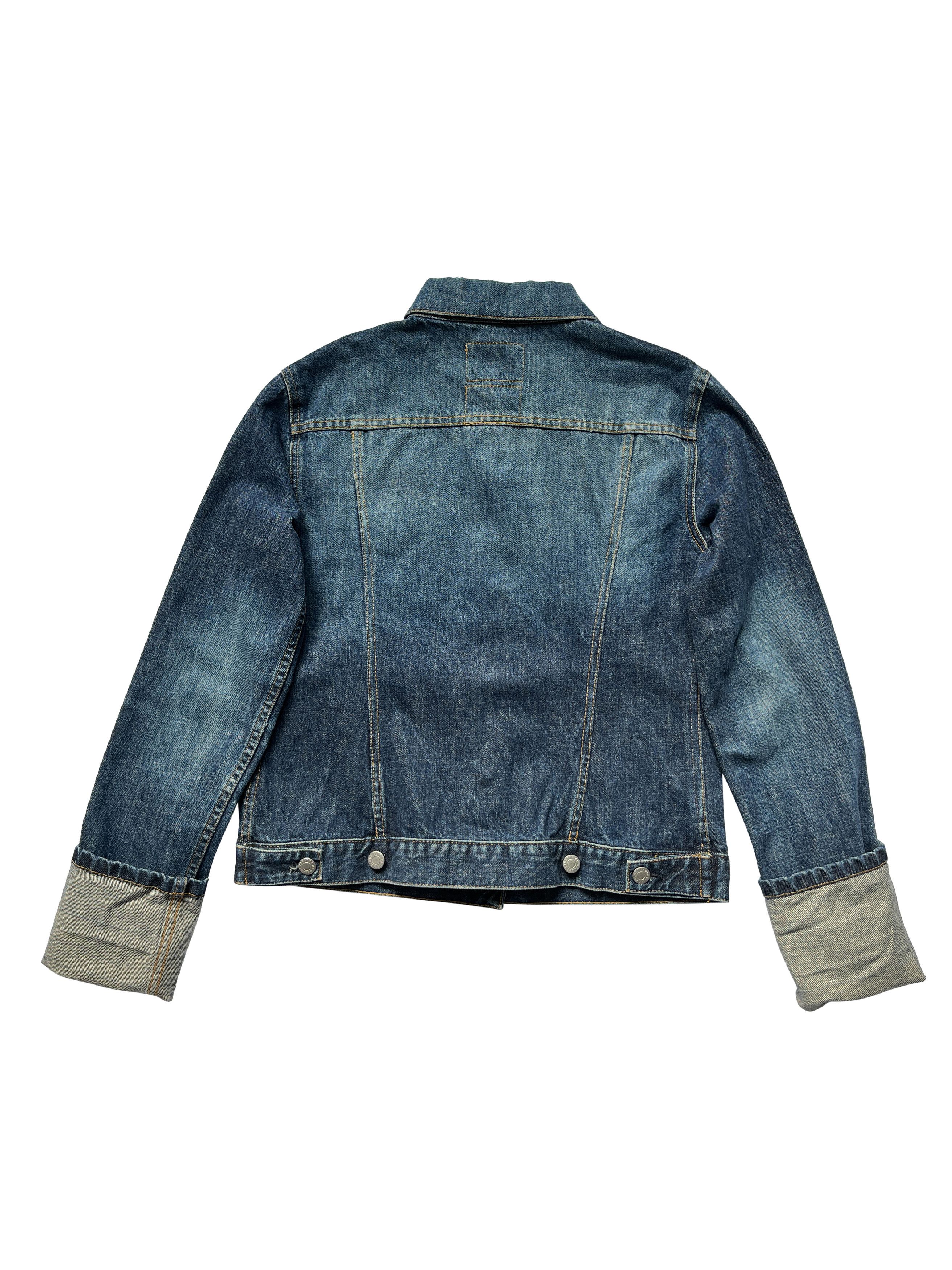 Helmut Lang ⚡️QUICK SALE⚡️1990's Helmut Lang Blue Denim Jean Jacket Size US S / EU 44-46 / 1 - 3 Thumbnail