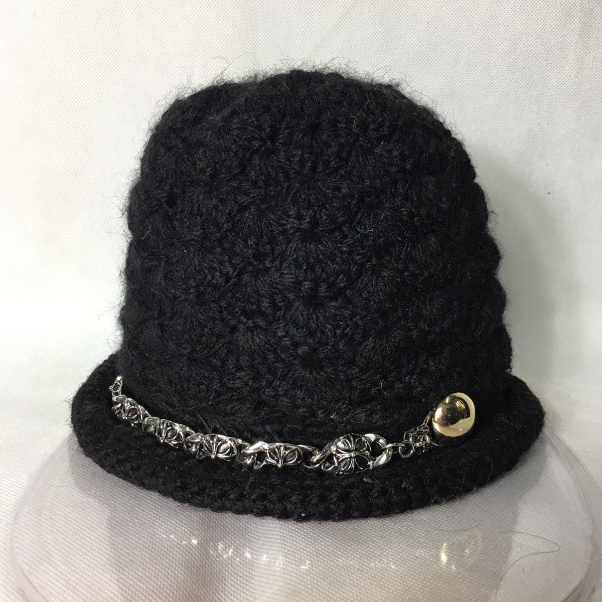 Beauty Beast Rare! Skull Dagger Chain Gothic Fedora Hat Inspired CH Size ONE SIZE - 1 Thumbnail
