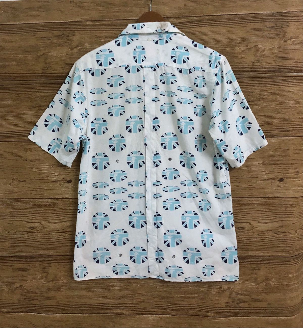 Bape × Vintage Vintage Bape Shirt Bape Head Full Print L Size US L / EU 52-54 / 3 - 5 Thumbnail